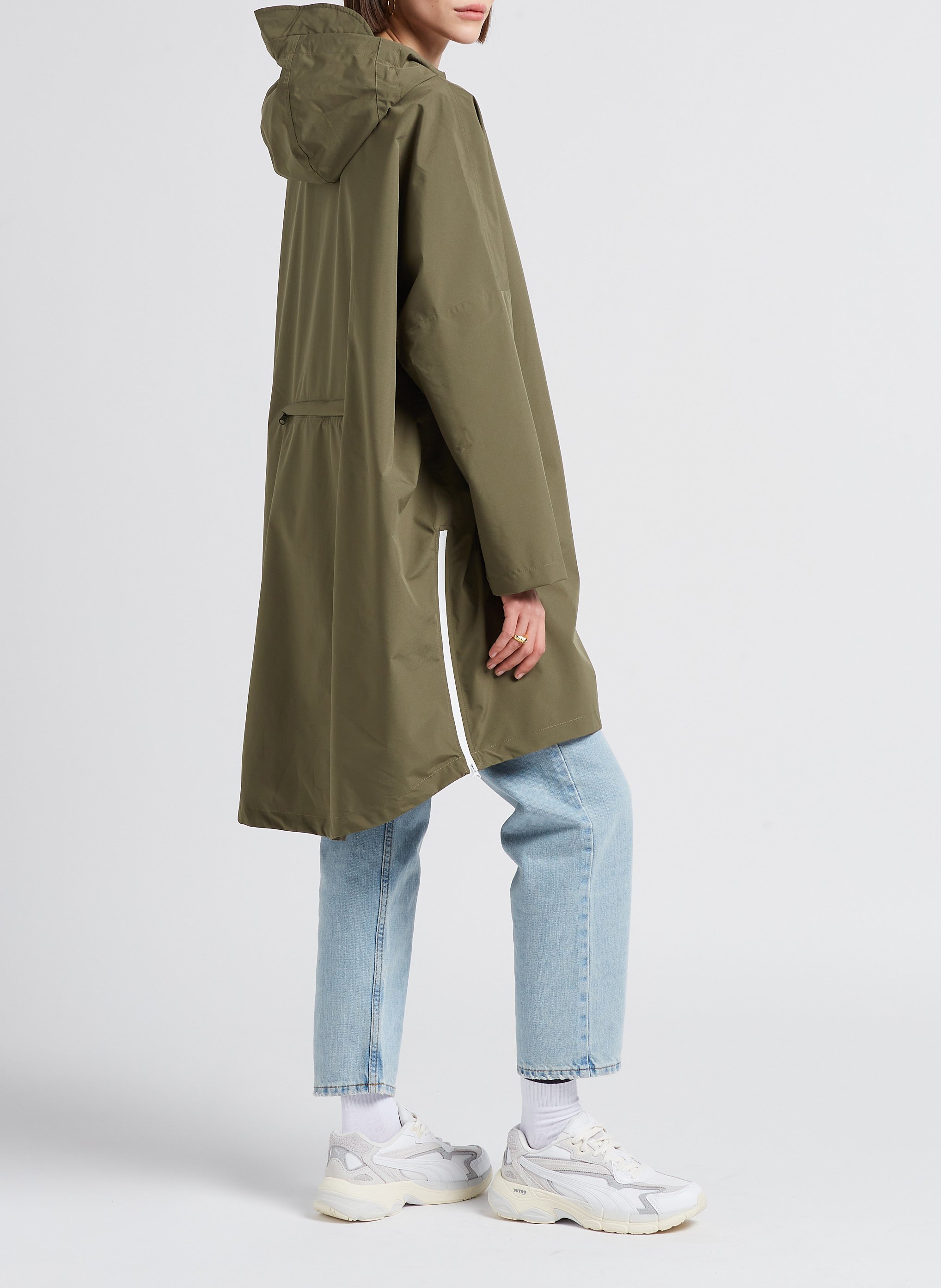 Imperméable ample à capuche  FLOTTE Vert