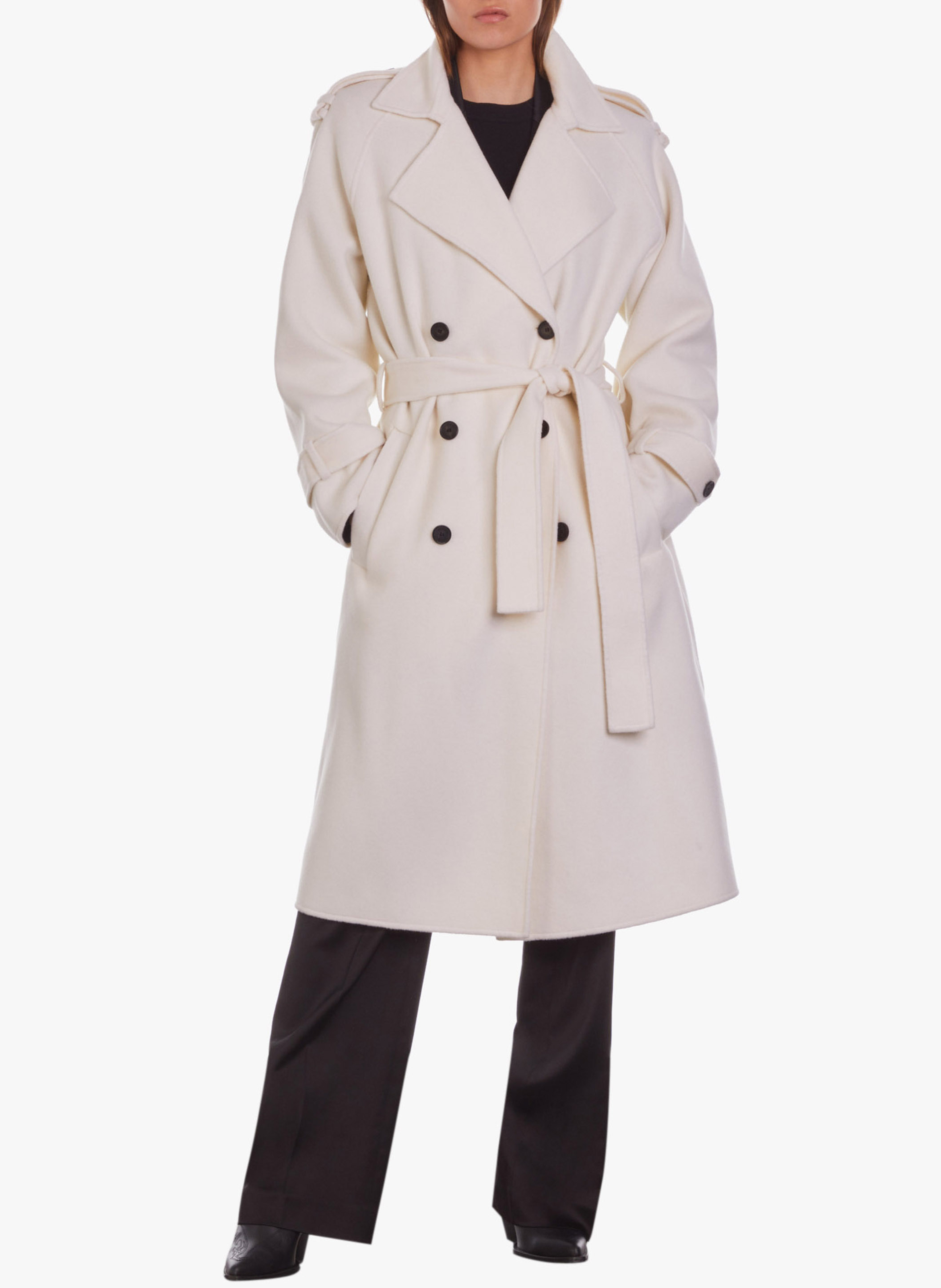 Manteau col tailleur  THE KOOPLES Multicolore