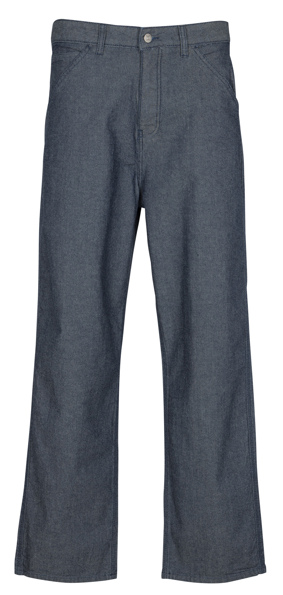 Weite Jeans aus Baumwoll-Mix SOLID Blau
