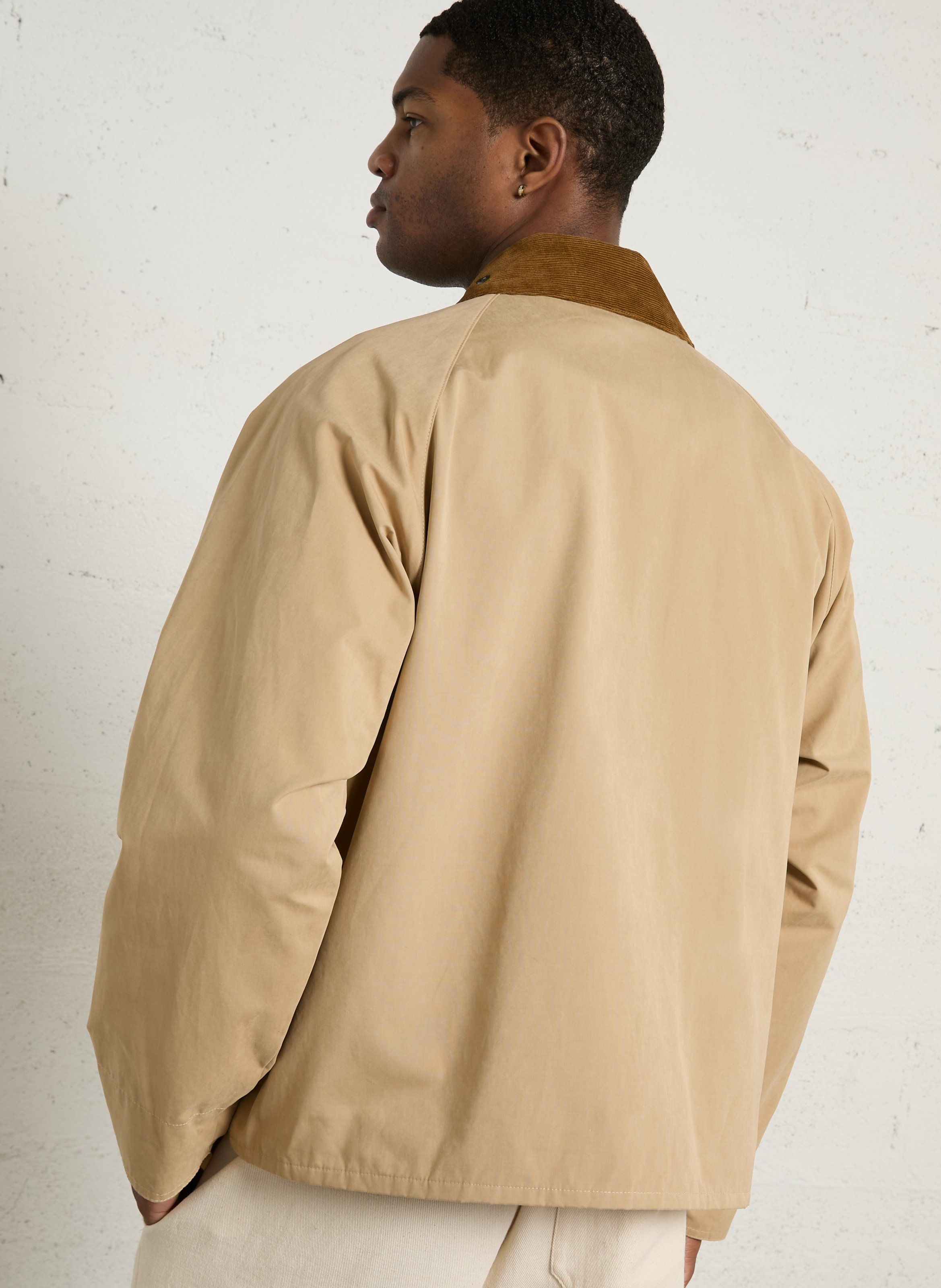 Veste ample col velours unie  BARBOUR Beige