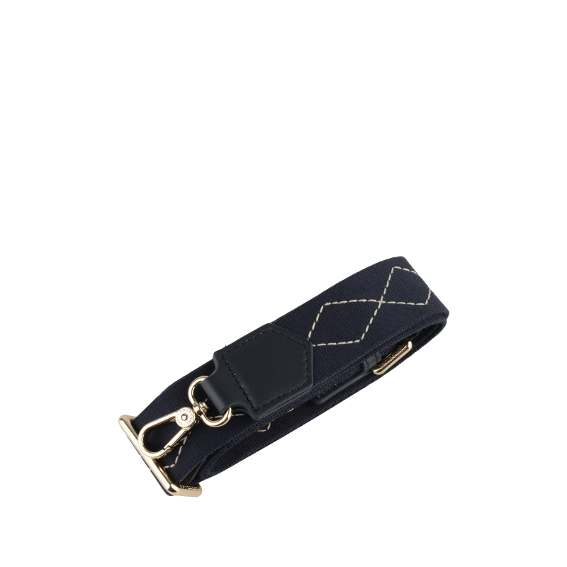 Cotton canvas shoulder strap POURCHET