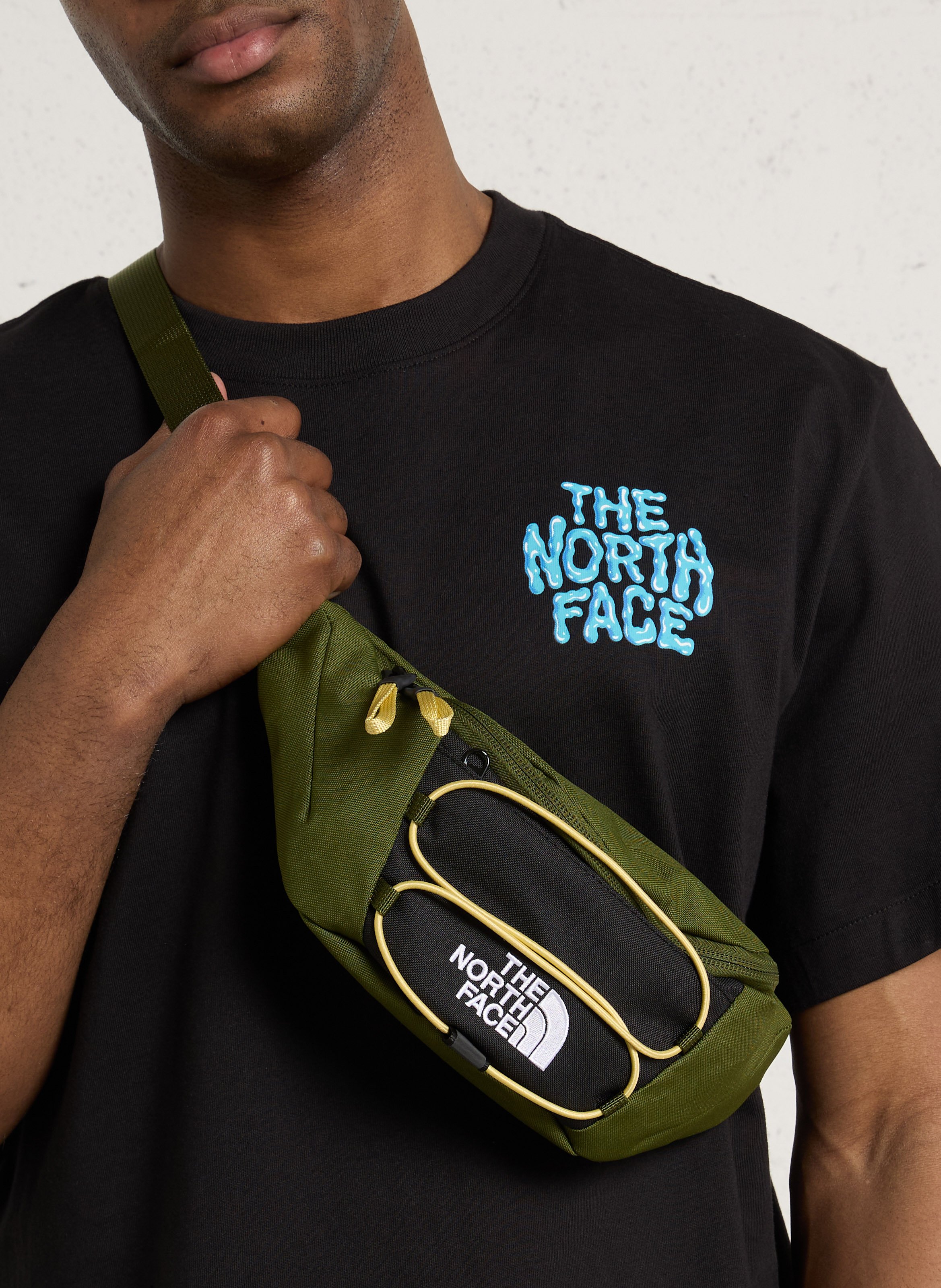 Sac banane zippé à sangle uni THE NORTH FACE Vert