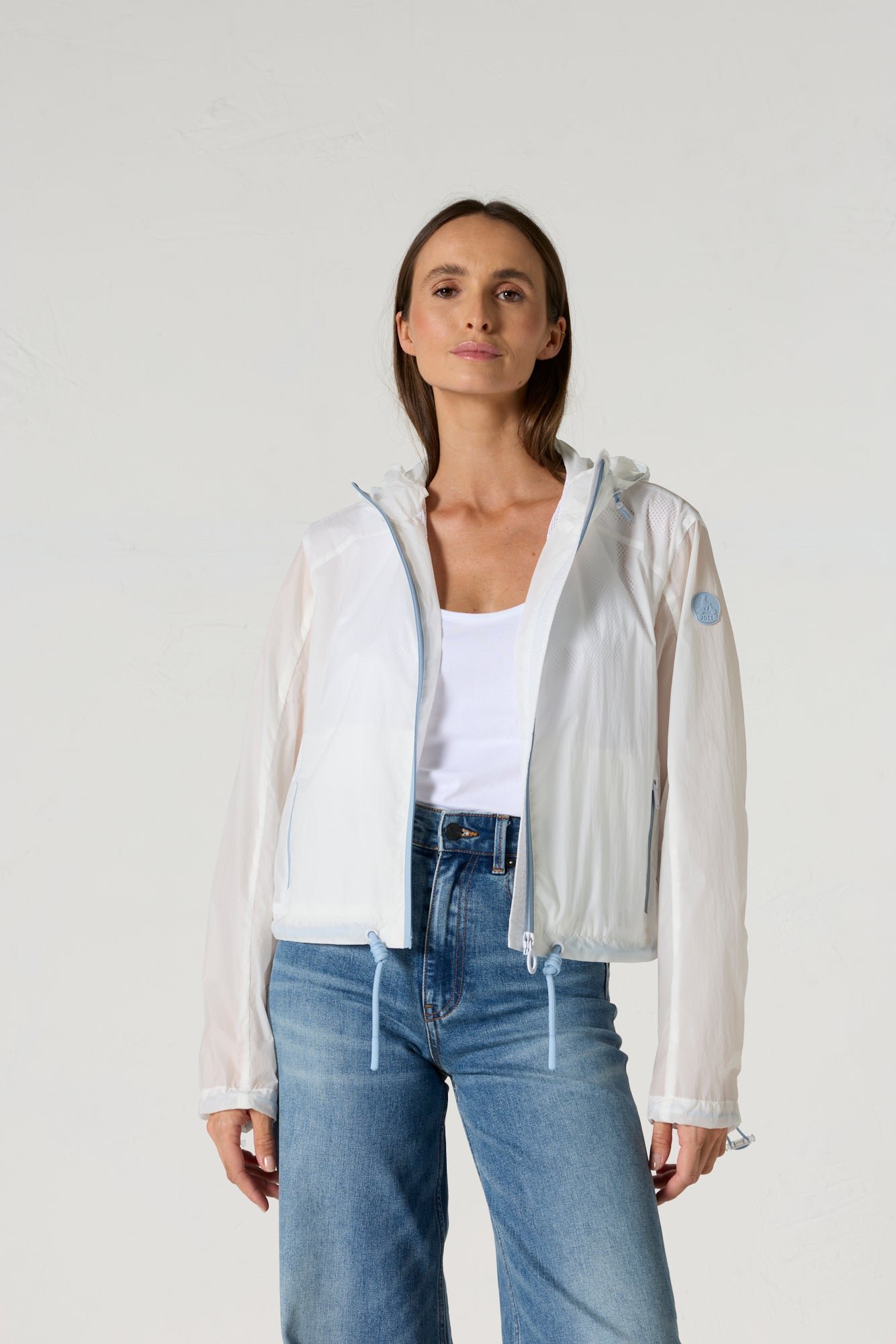 Ally Short Packable Windbreaker JOTT Blue