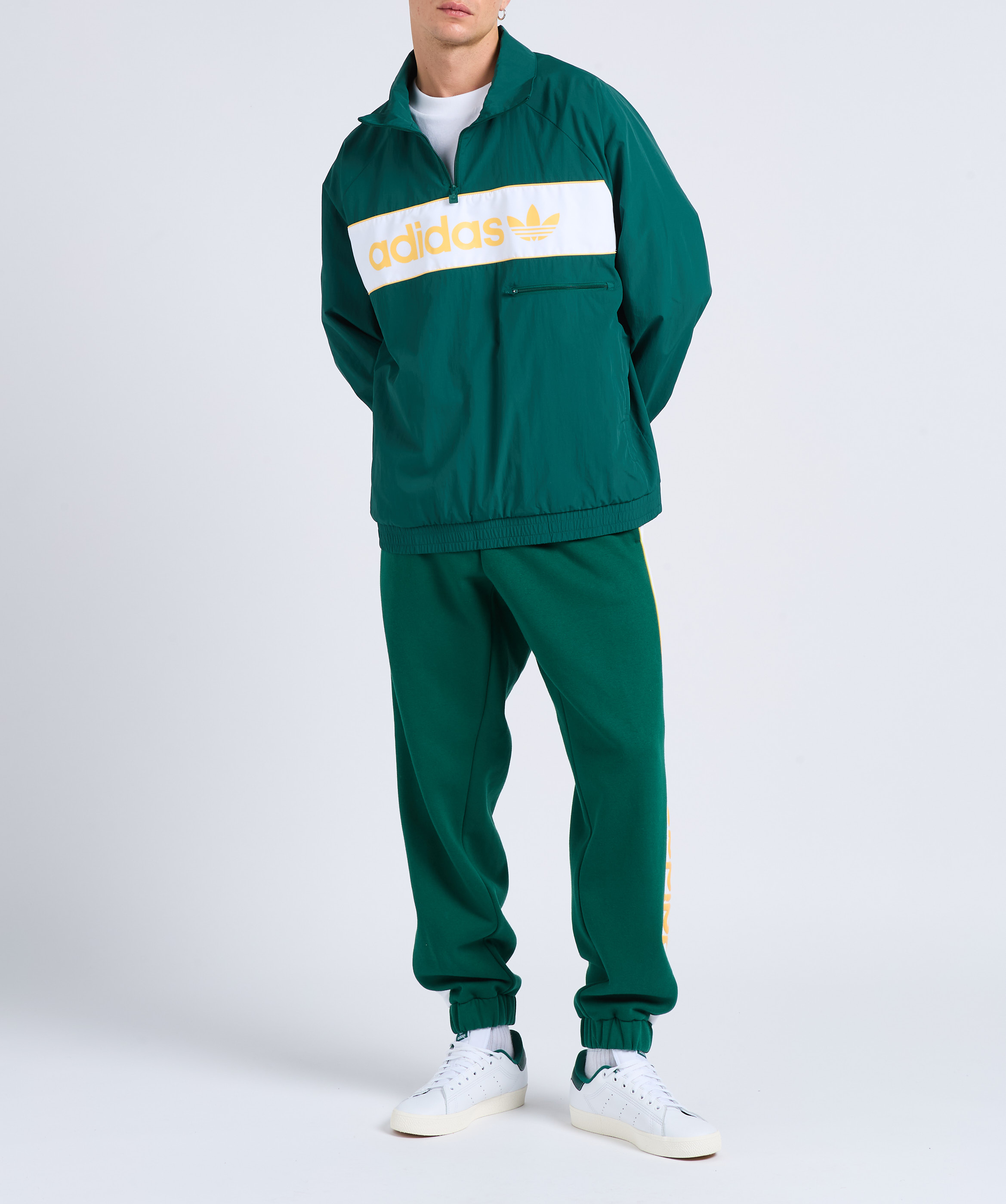Straight-leg track pants ADIDAS Green