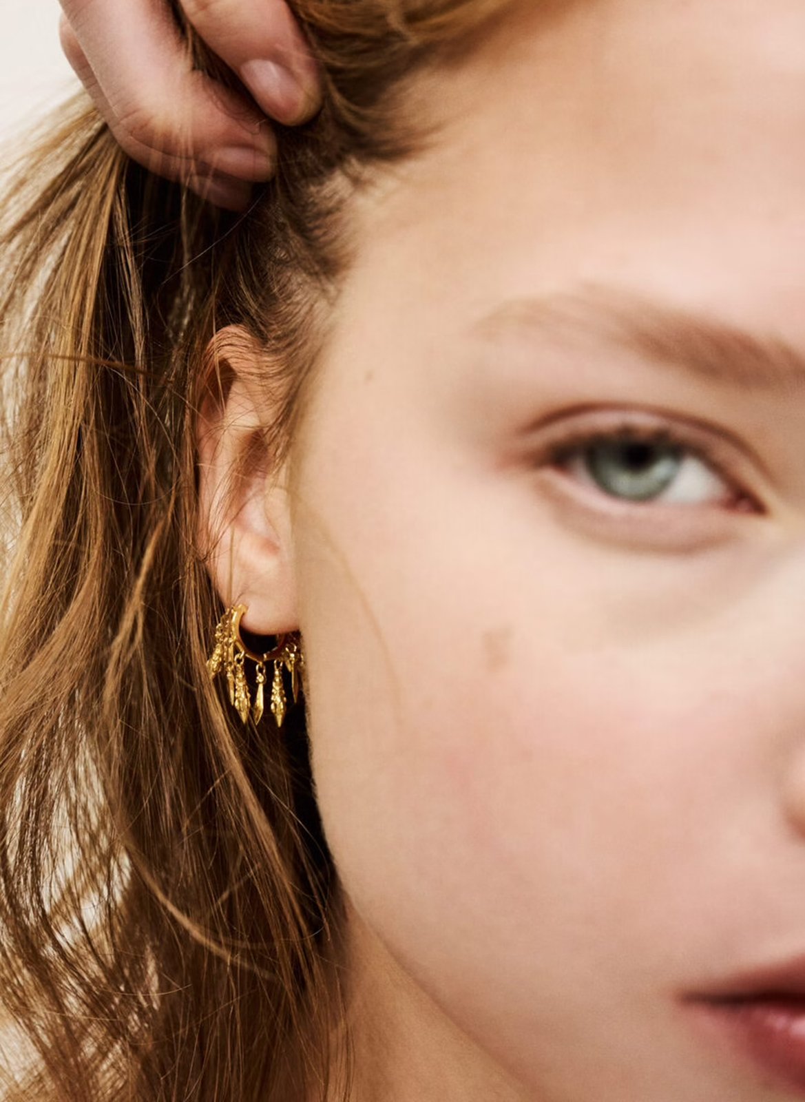 Boucle d'oreille BA&SH Doré