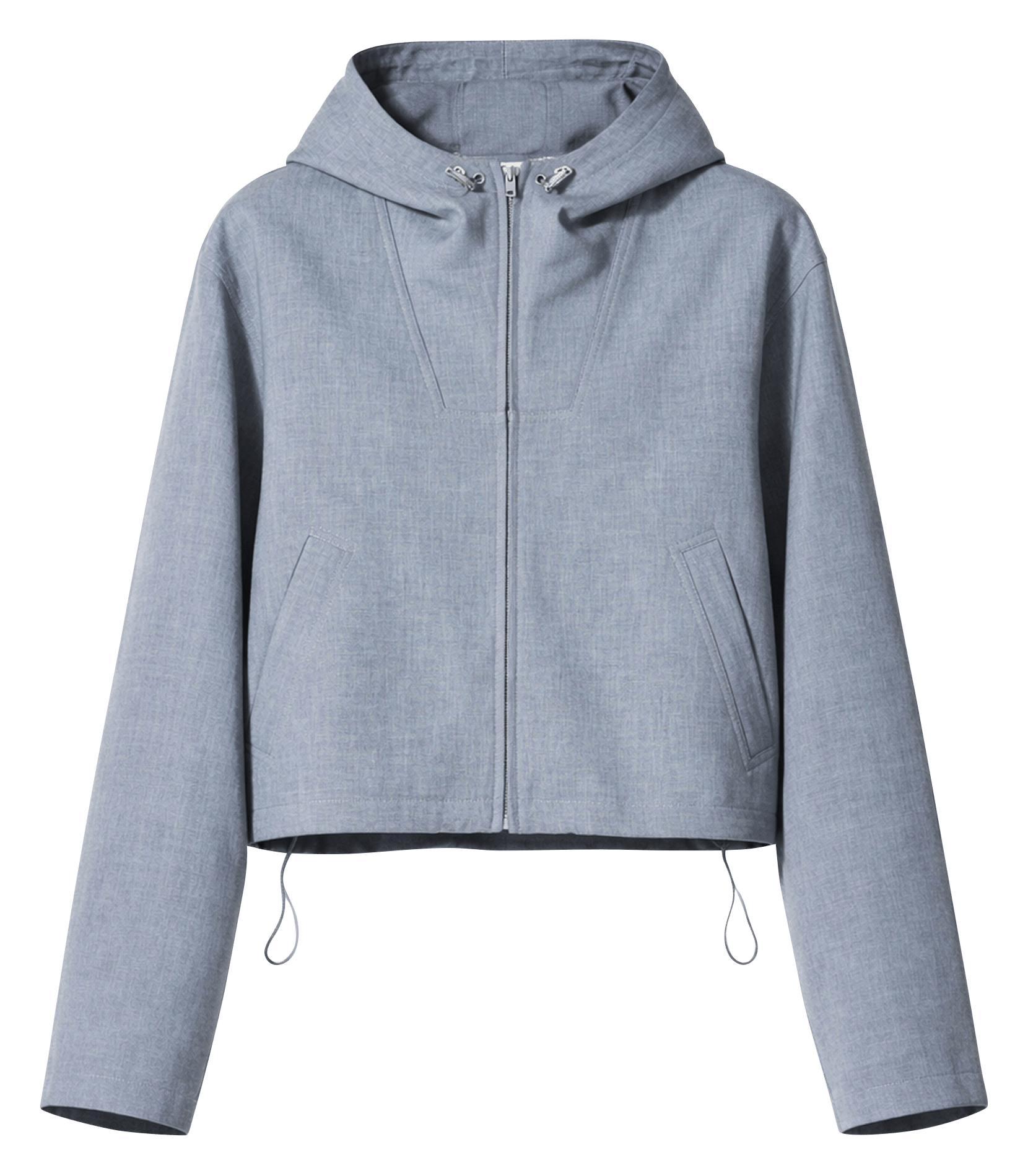 Veste courte droite à capuche IRO Gris