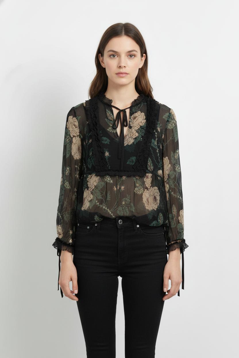 Blouse COACH - Seconde Main Black