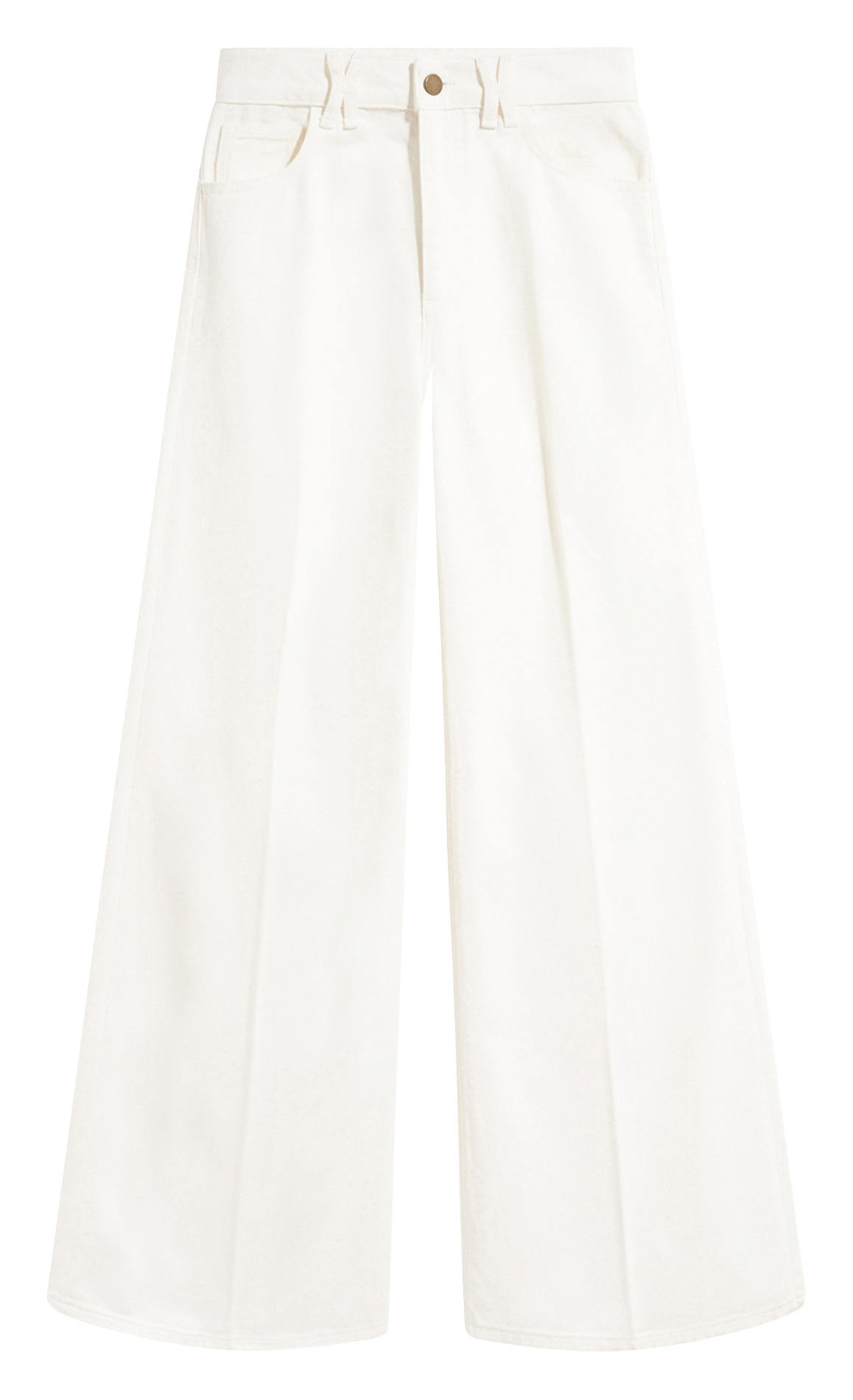 Pantalon flare taille haute uni GERARD DAREL Blanc