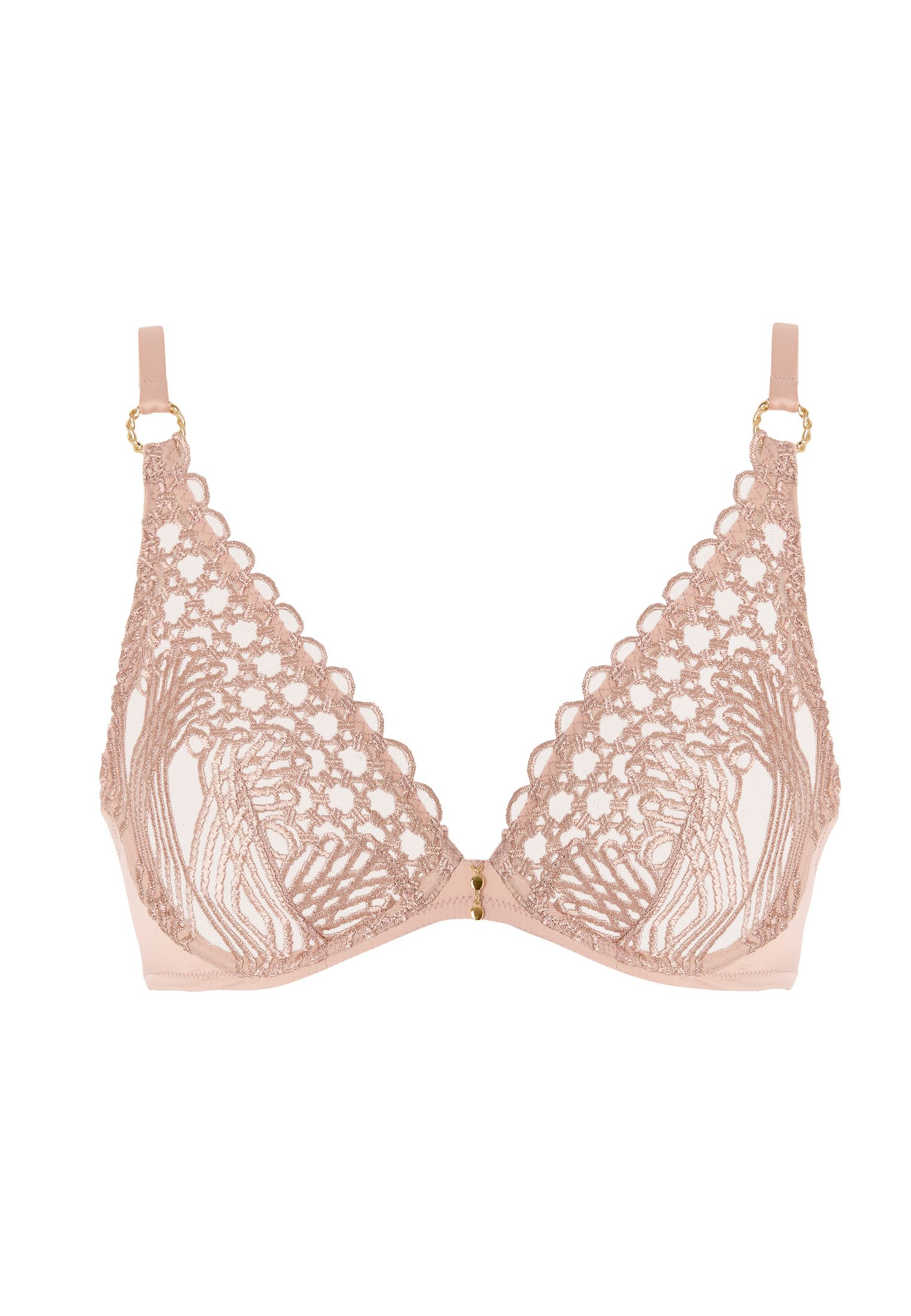 Underwired triangle bra AUBADE Pink