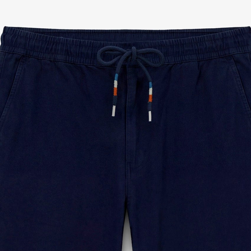 Pantalon en coton taille élastiquée SERGE BLANCO Bleu