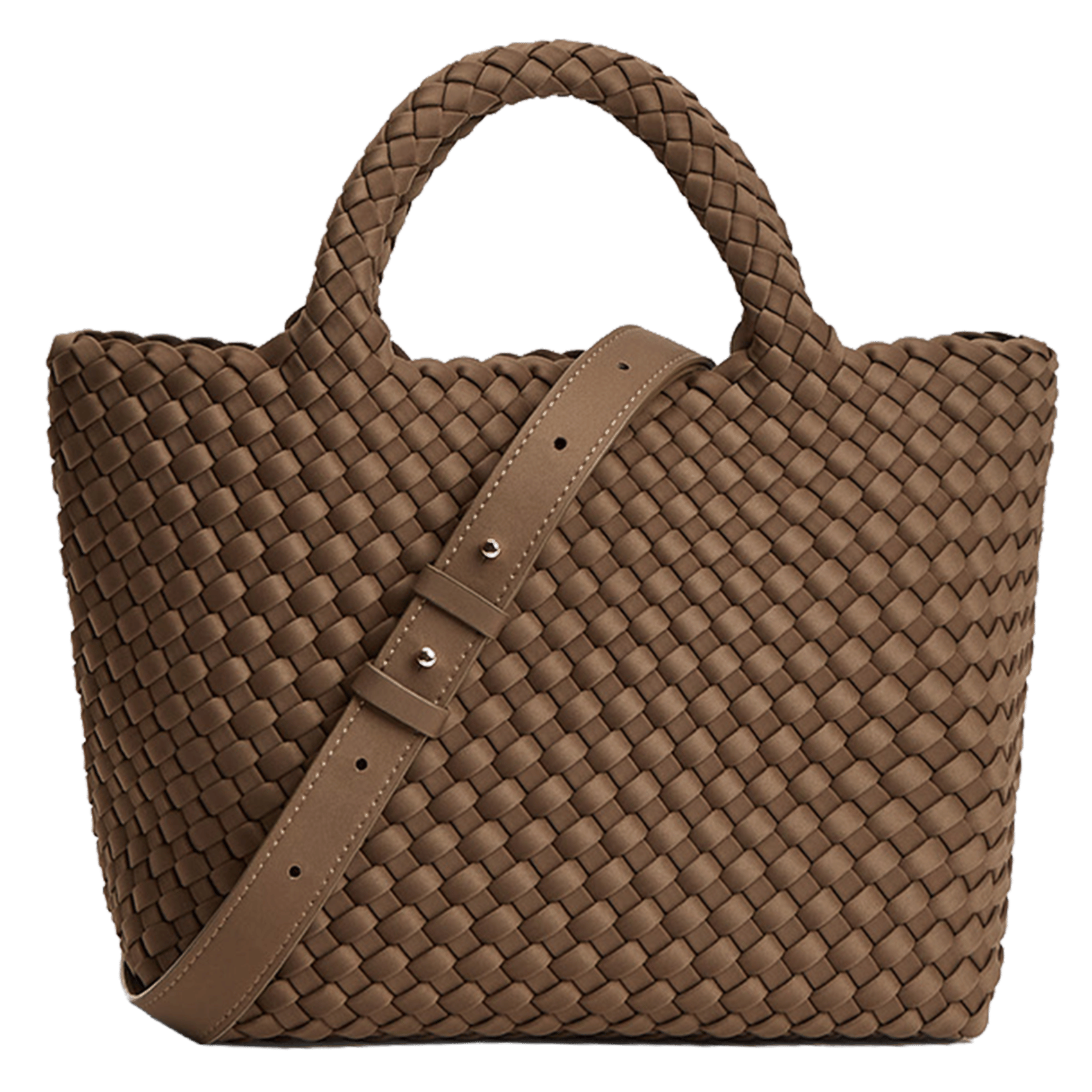 Geflochtene Shopper-Tasche MARREA Braun