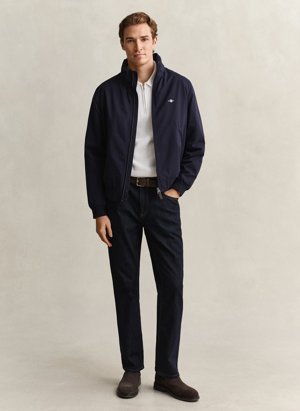 Plain straight jeans GANT Blue