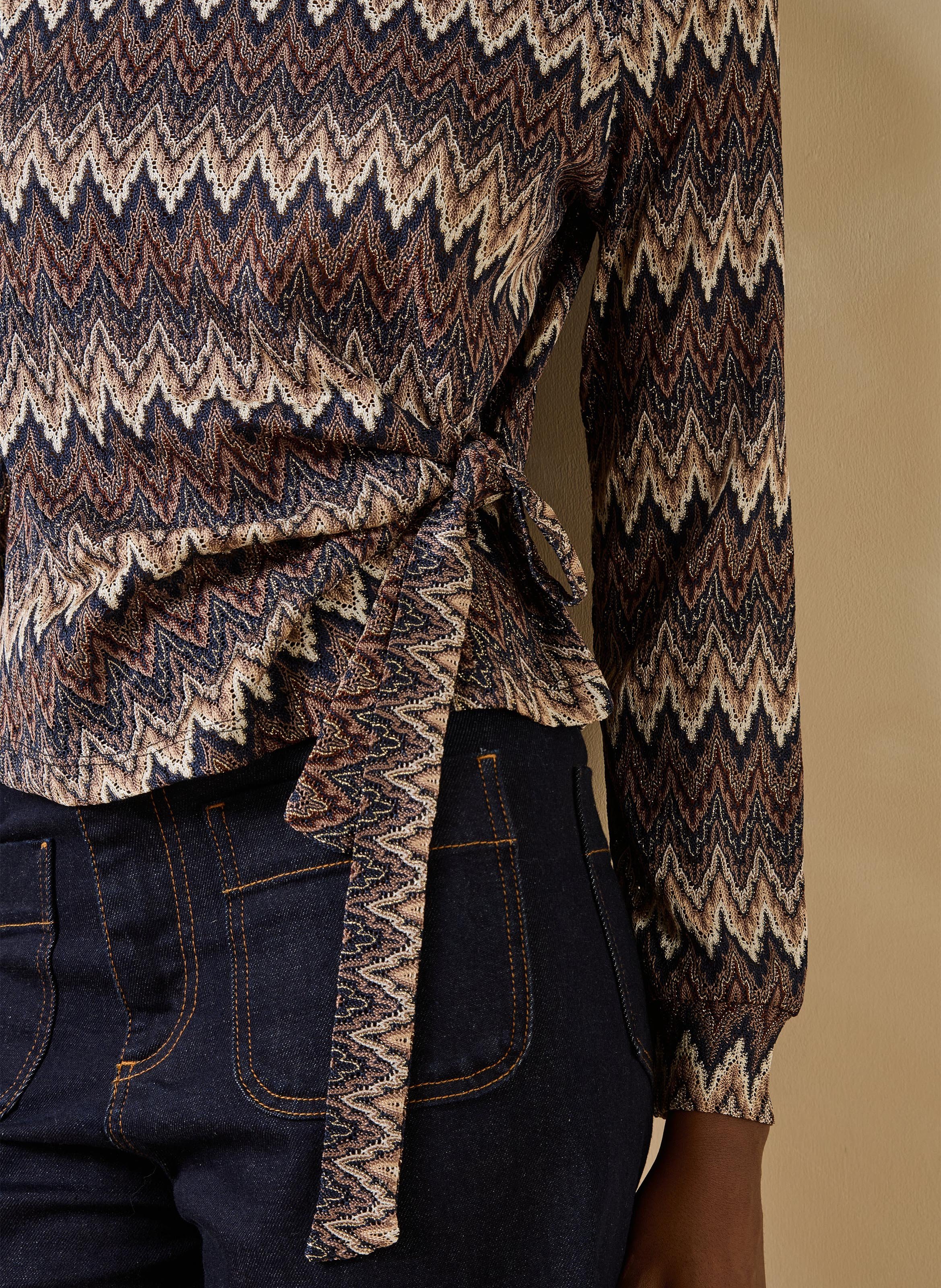Printed straight t-shirt LA FEE MARABOUTEE Blue