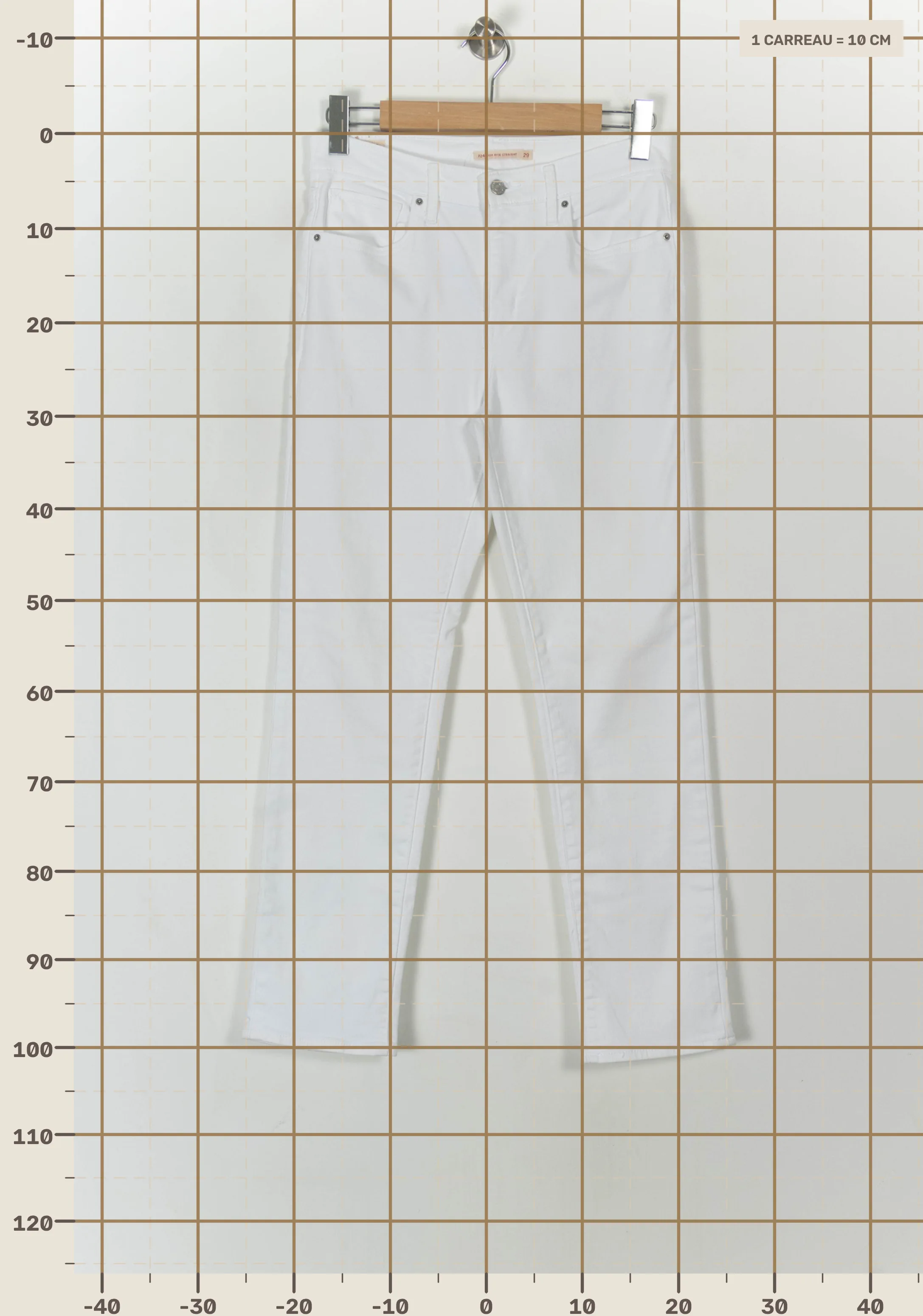 Jeans LEVI'S - Seconde main White