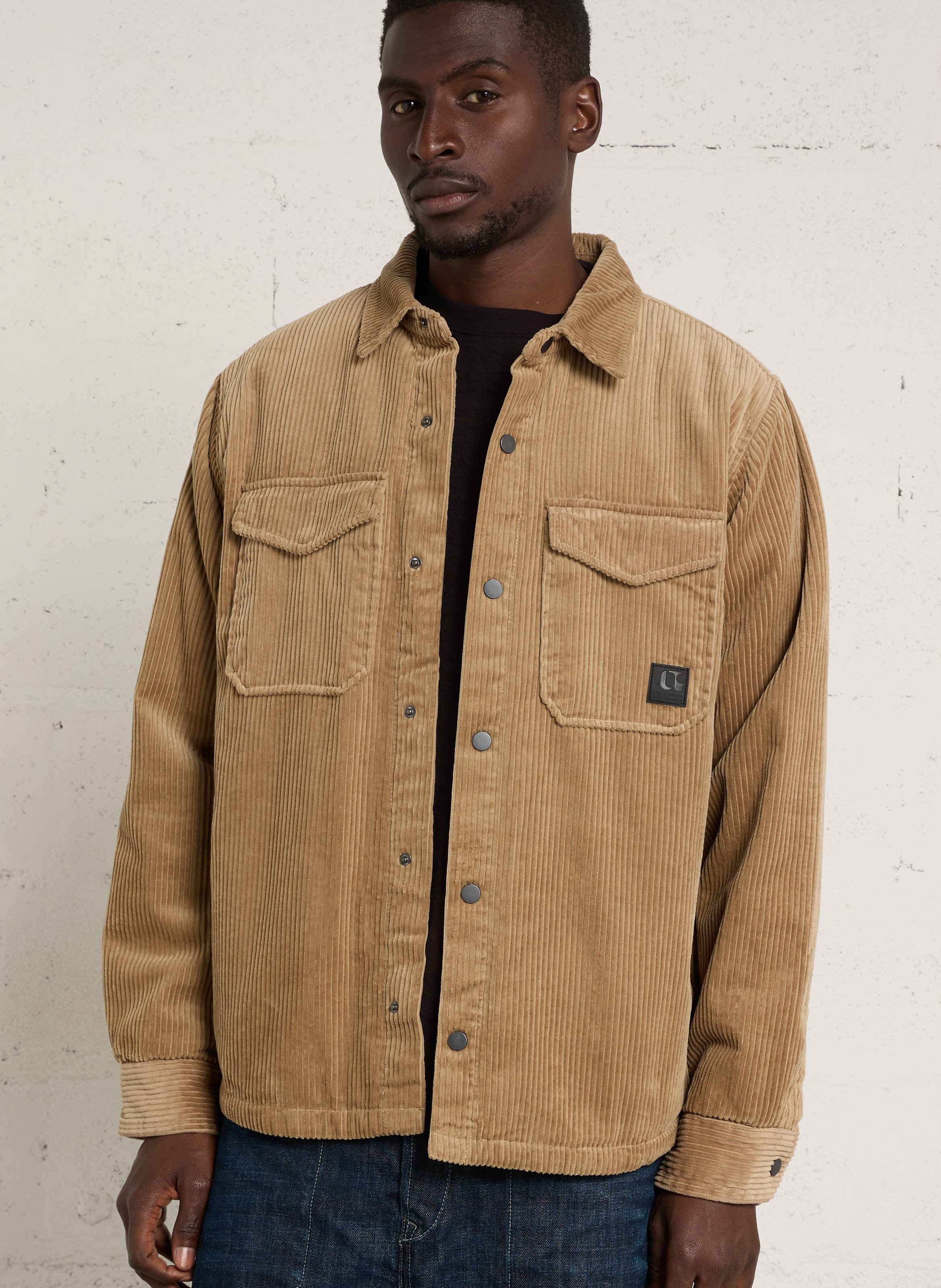 Overshirt mit Druckknöpfen LE TEMPS DES CERISES Weiss