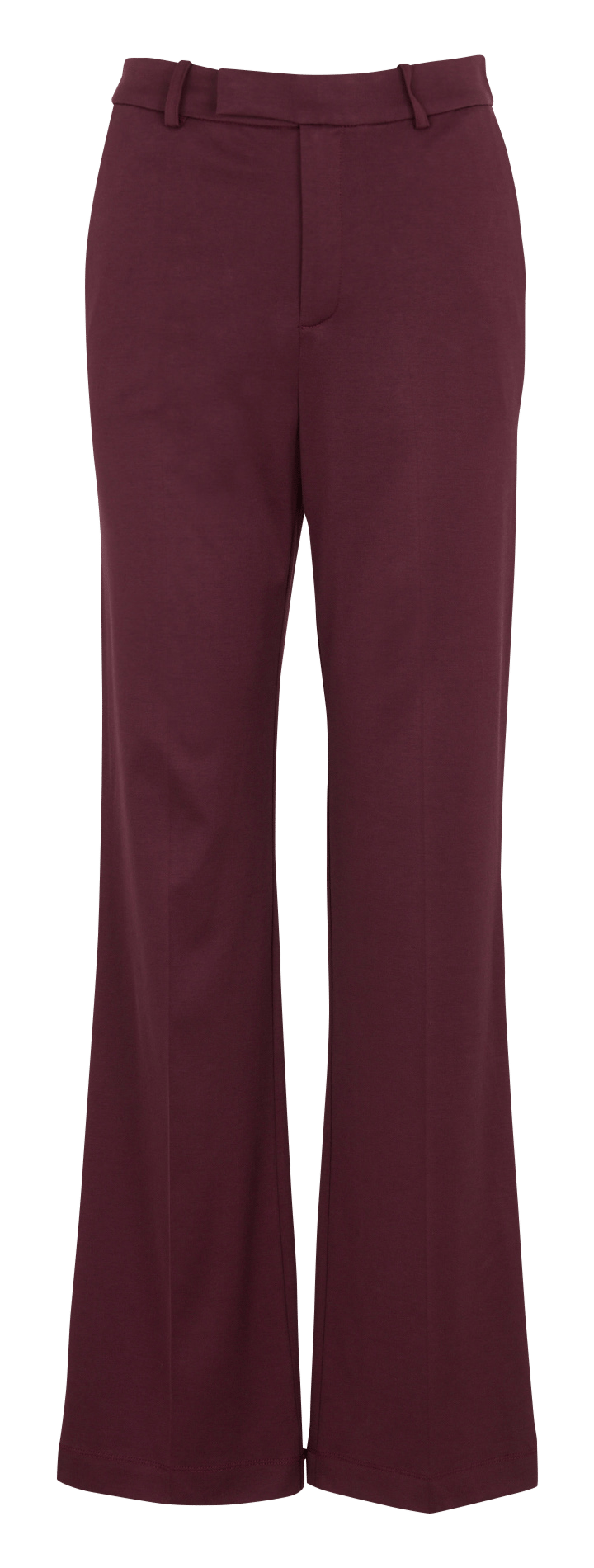 Straight-leg cotton tailored trousers IKKS Purple
