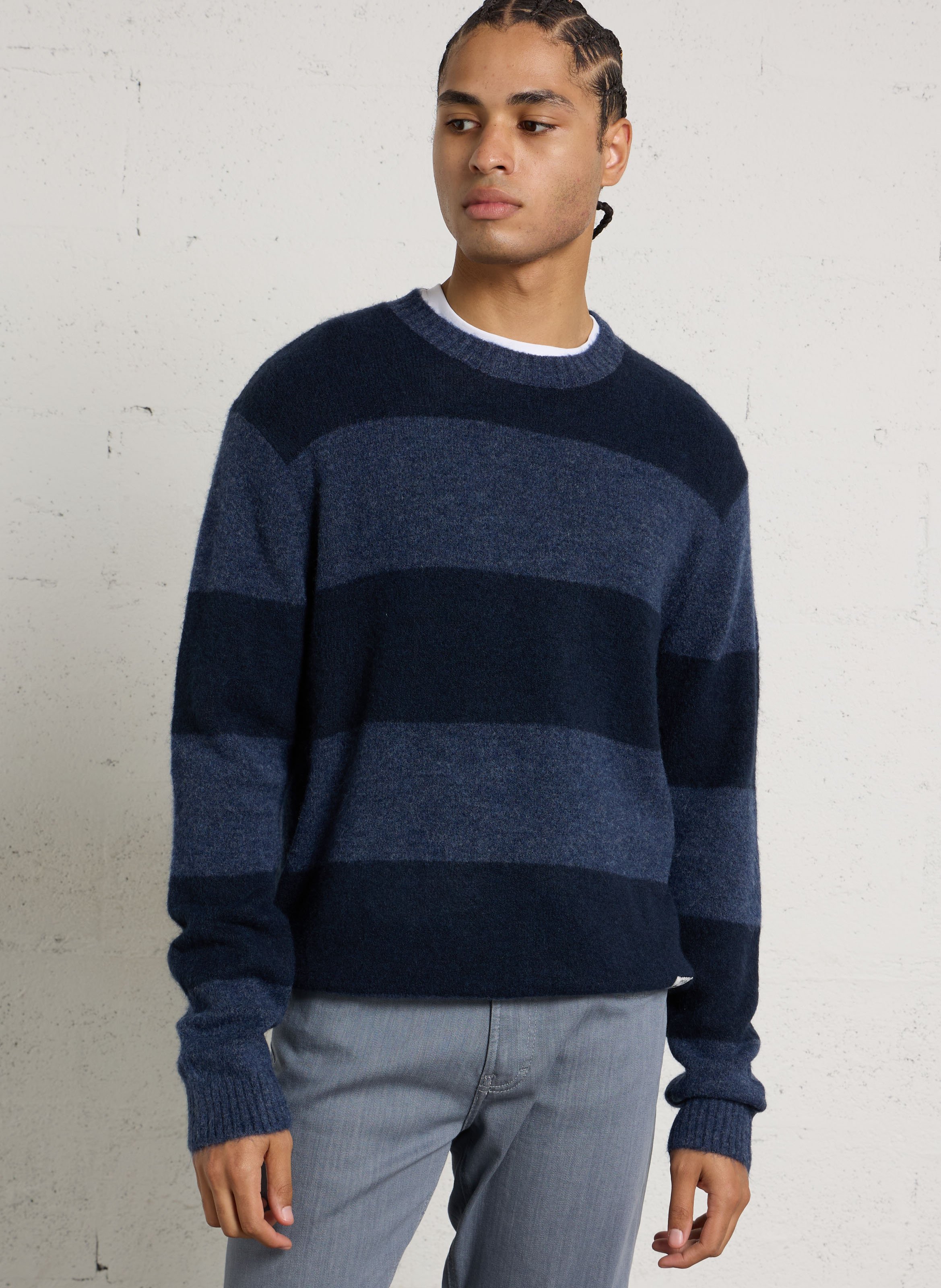 Gerader Streifenpullover PEPE JEANS Blau