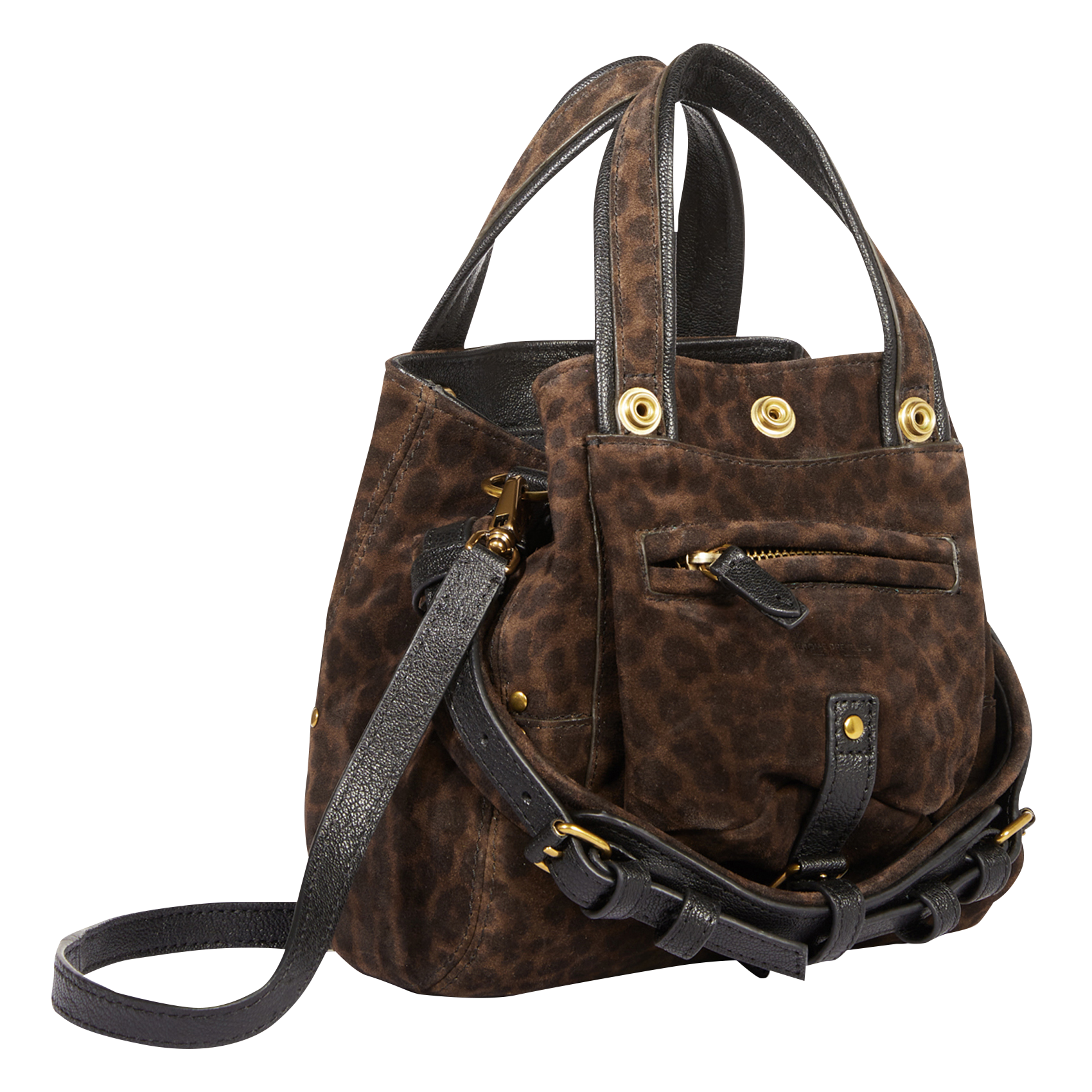 Mini sac bandoulière porté main à imprimé JEROME DREYFUSS Kaki