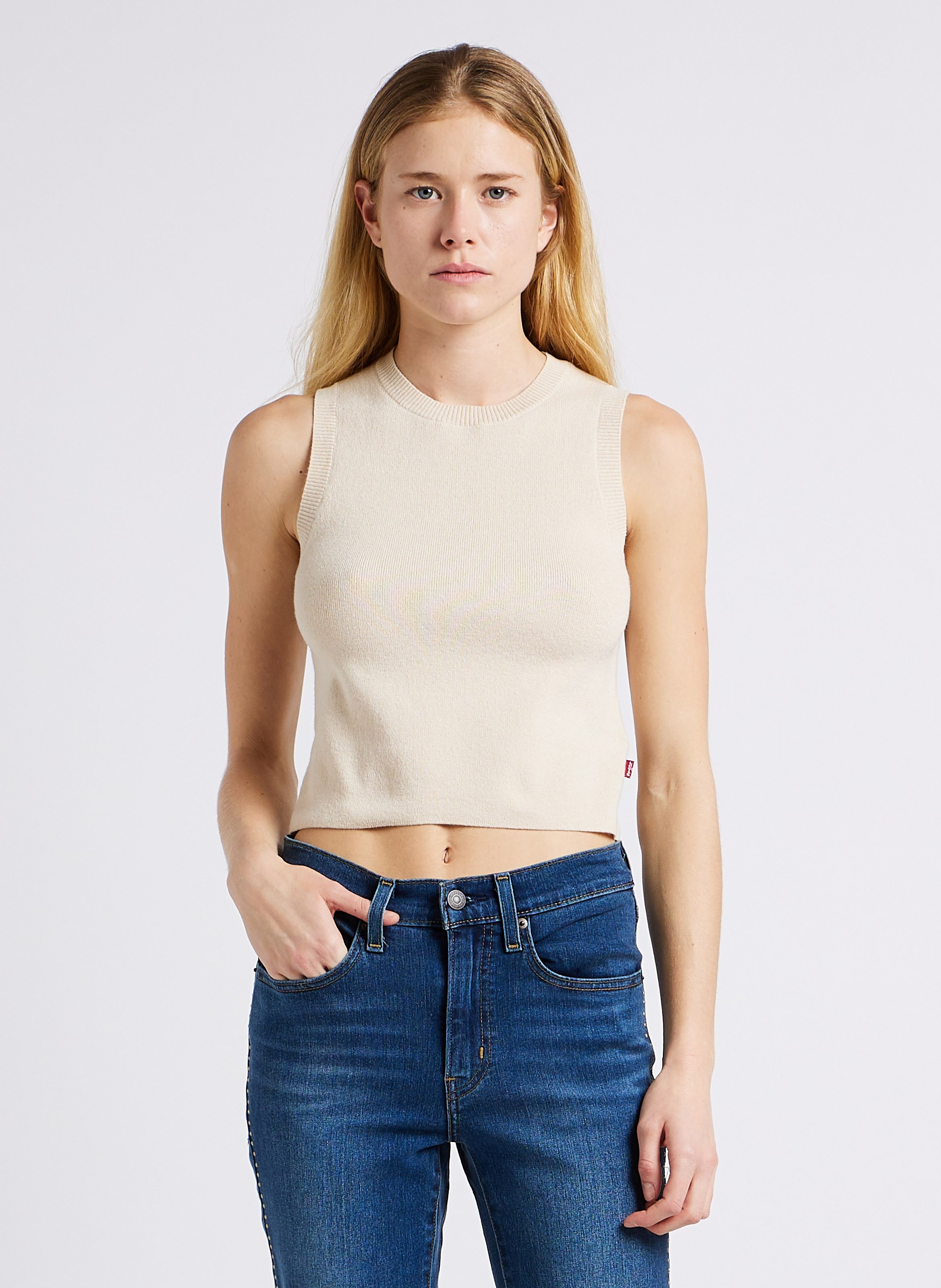Mouwloze, gebreide top LEVI'S
