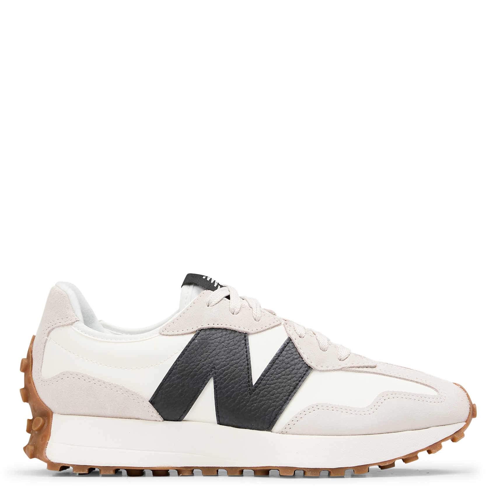 Low-top sneakers in two-tone material 327 NEW BALANCE White