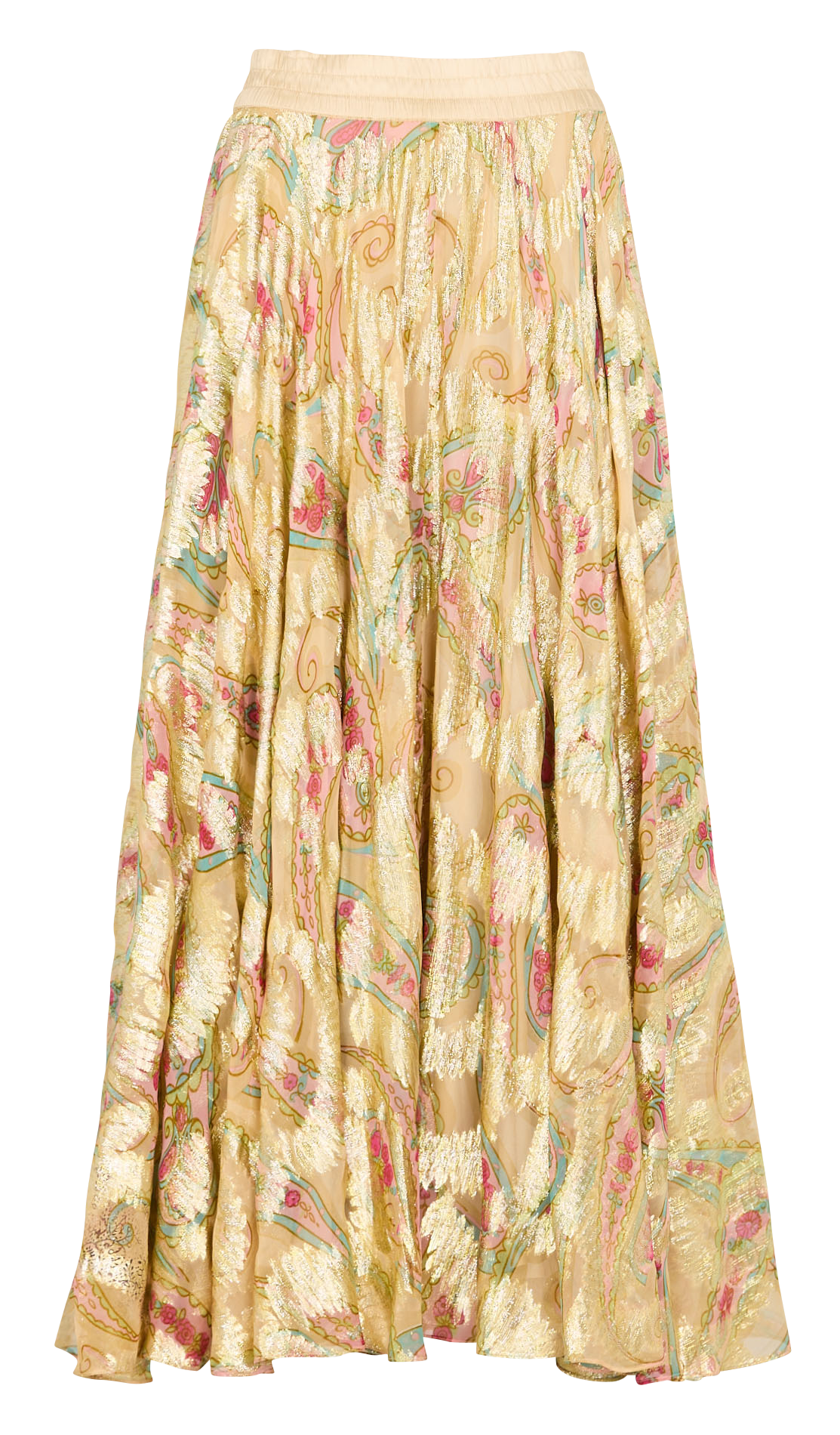 Jupe midi imprimée MES DEMOISELLES Rose