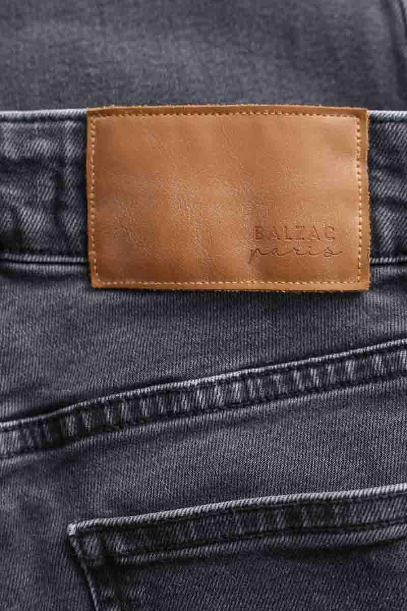 Cotton skinny jeans BALZAC PARIS - Seconde Main Grey