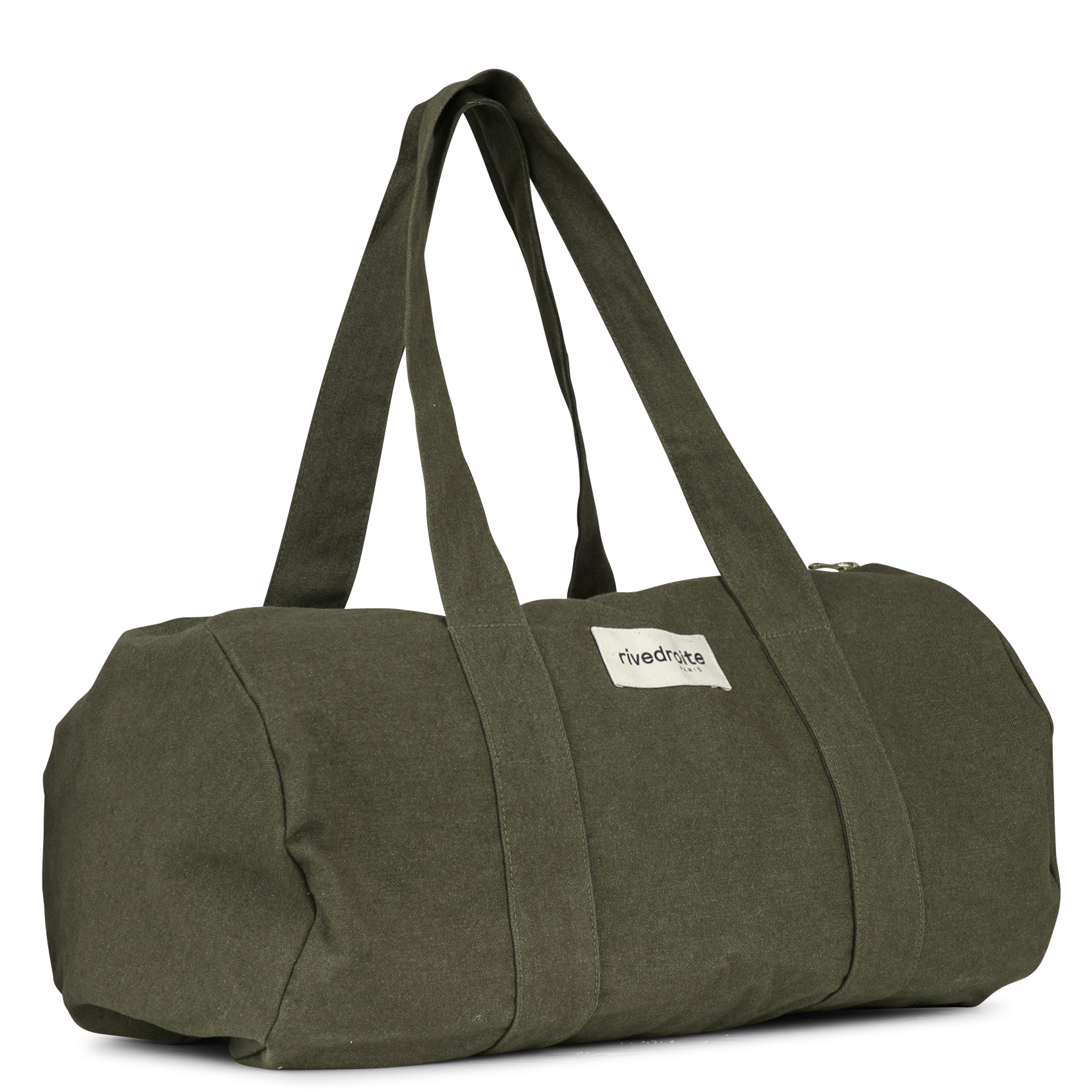 Recycled cotton duffle bag RIVEDROITE PARIS Green