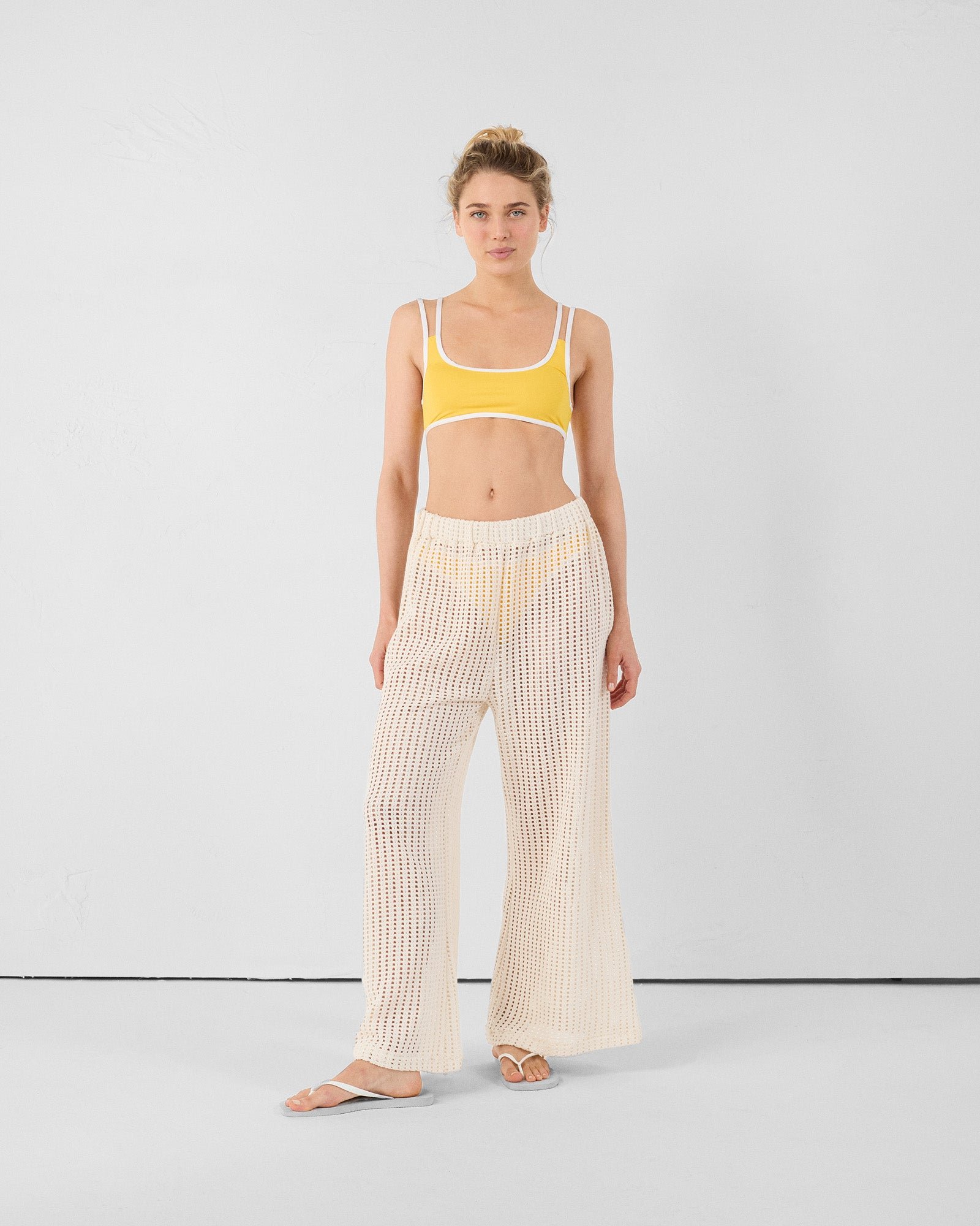 Haut de maillot de bain brassière maeva top JOTT Jaune