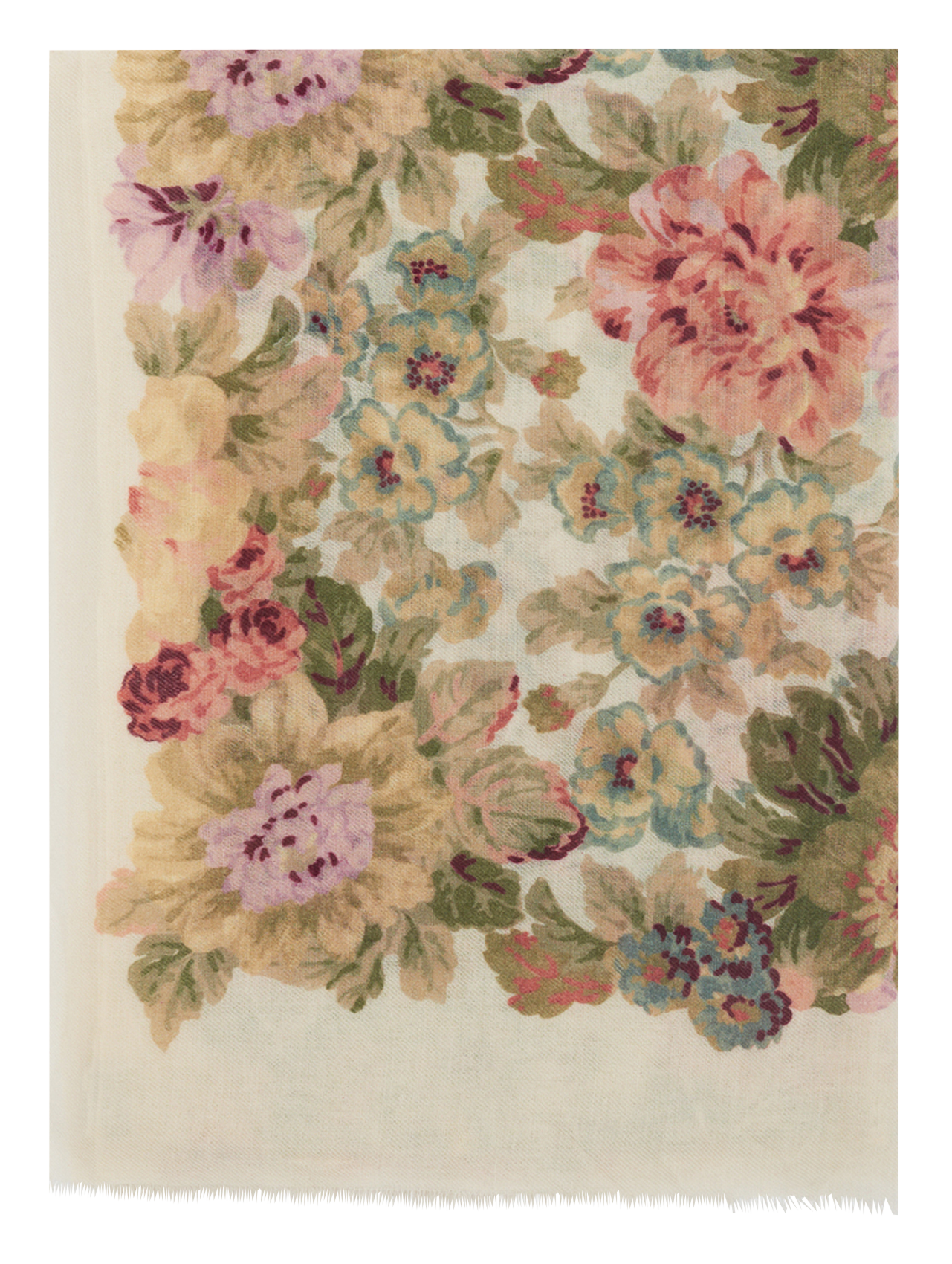 Printed wool-blend scarf GERARD DAREL Beige