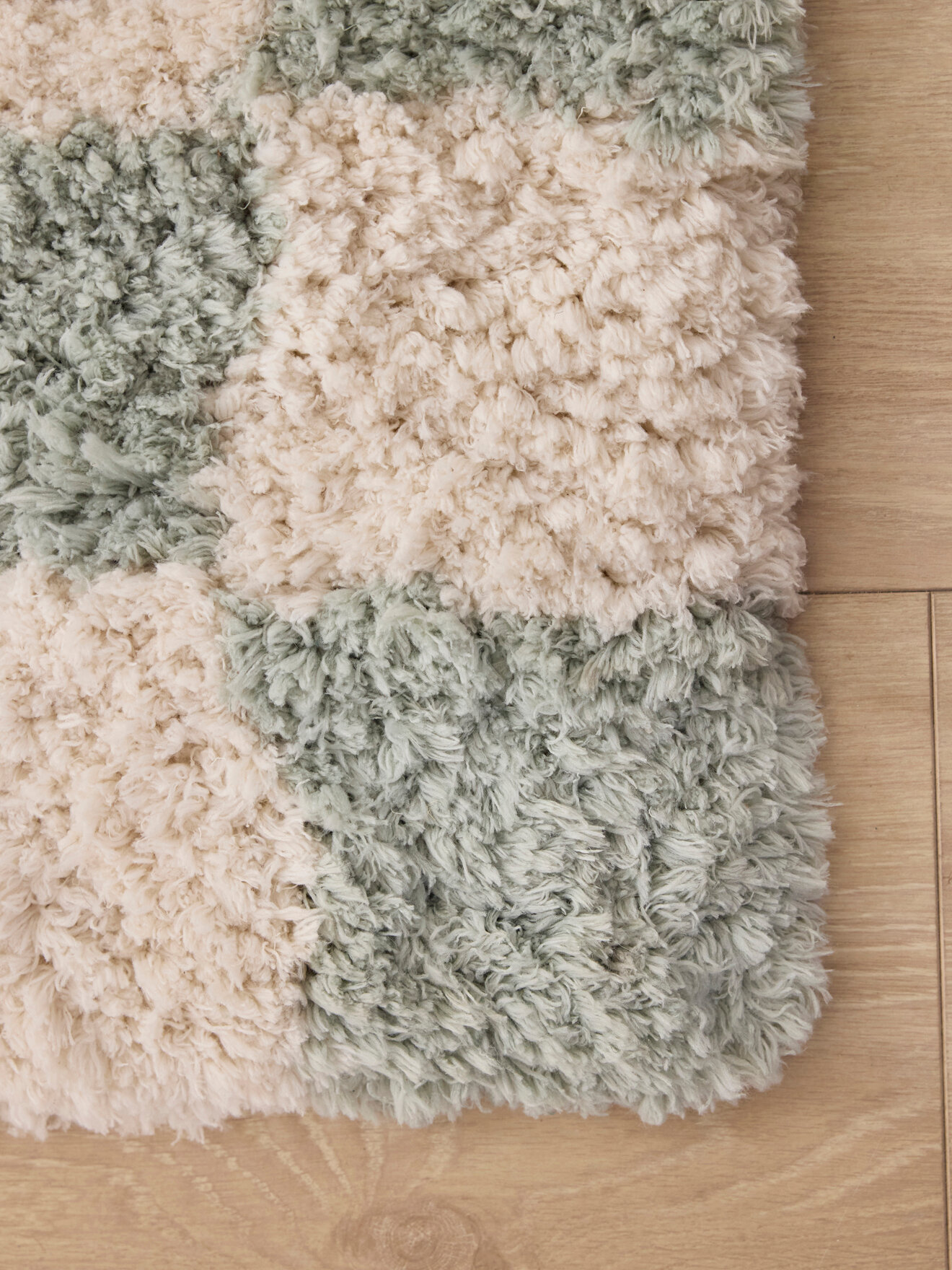 Checkerboard mat CYRILLUS Green