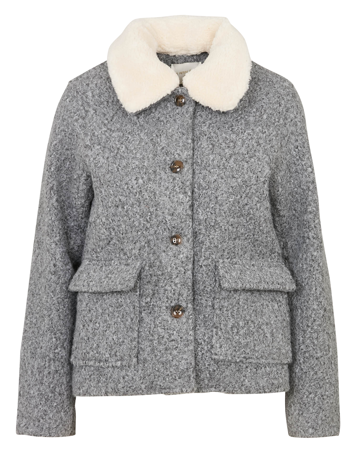 Veste col classique  LA PETITE ETOILE Gris