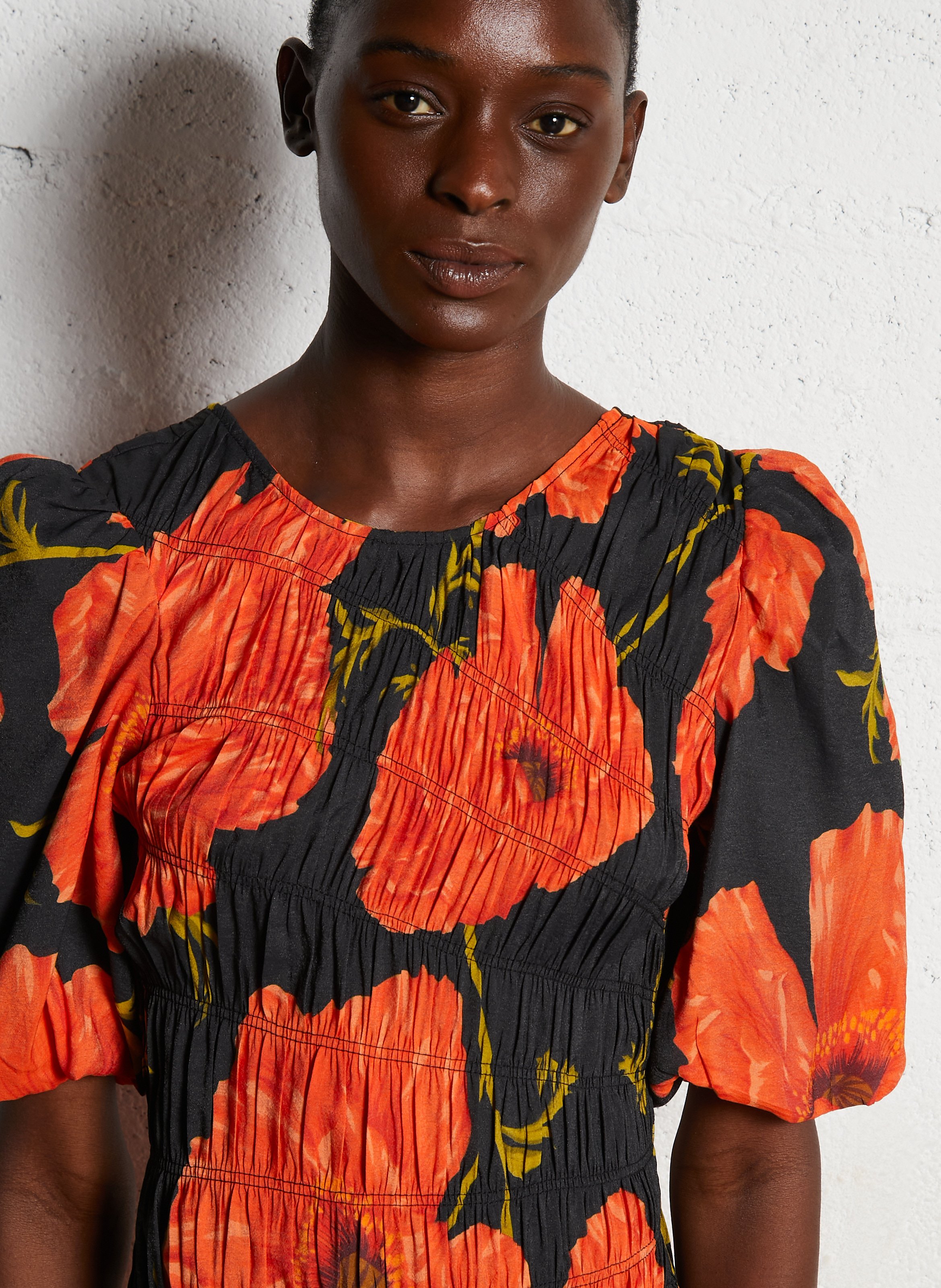 Robe courte col rond imprimé NEVER FULLY DRESSED Multicolore