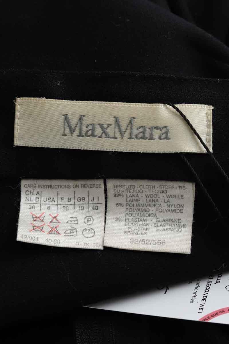 Wool mini skirt MAX MARA - Seconde Main Black