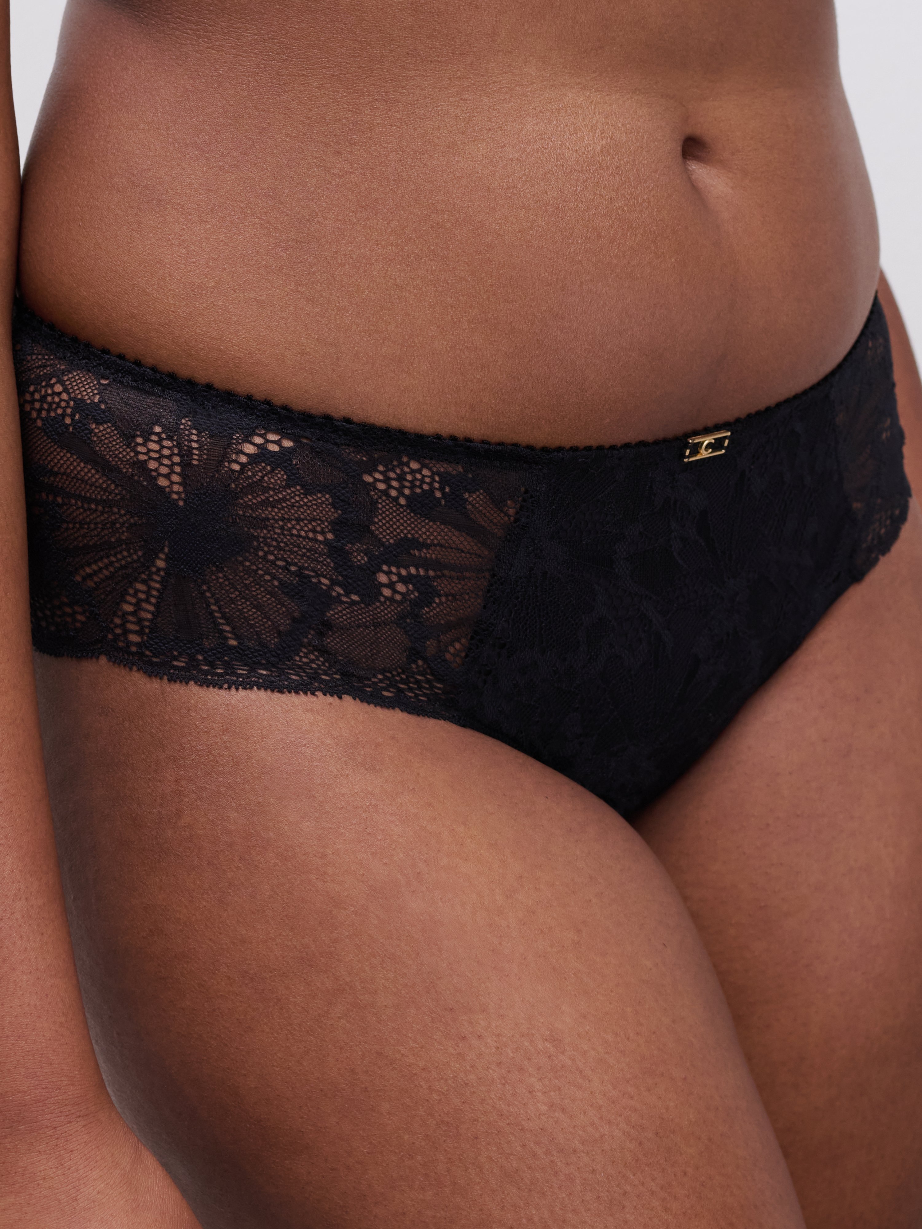 Lace boyshorts CHANTELLE Black