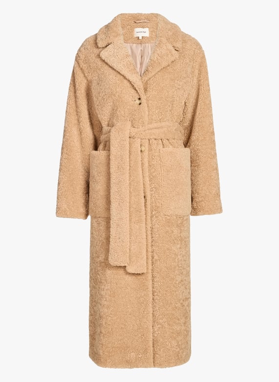 BOSS - Cappotto regular fit in bouclé a spina di pesce - A disegni BOSS - Cappotto regular fit in bouclé a spina di pesce - A disegni