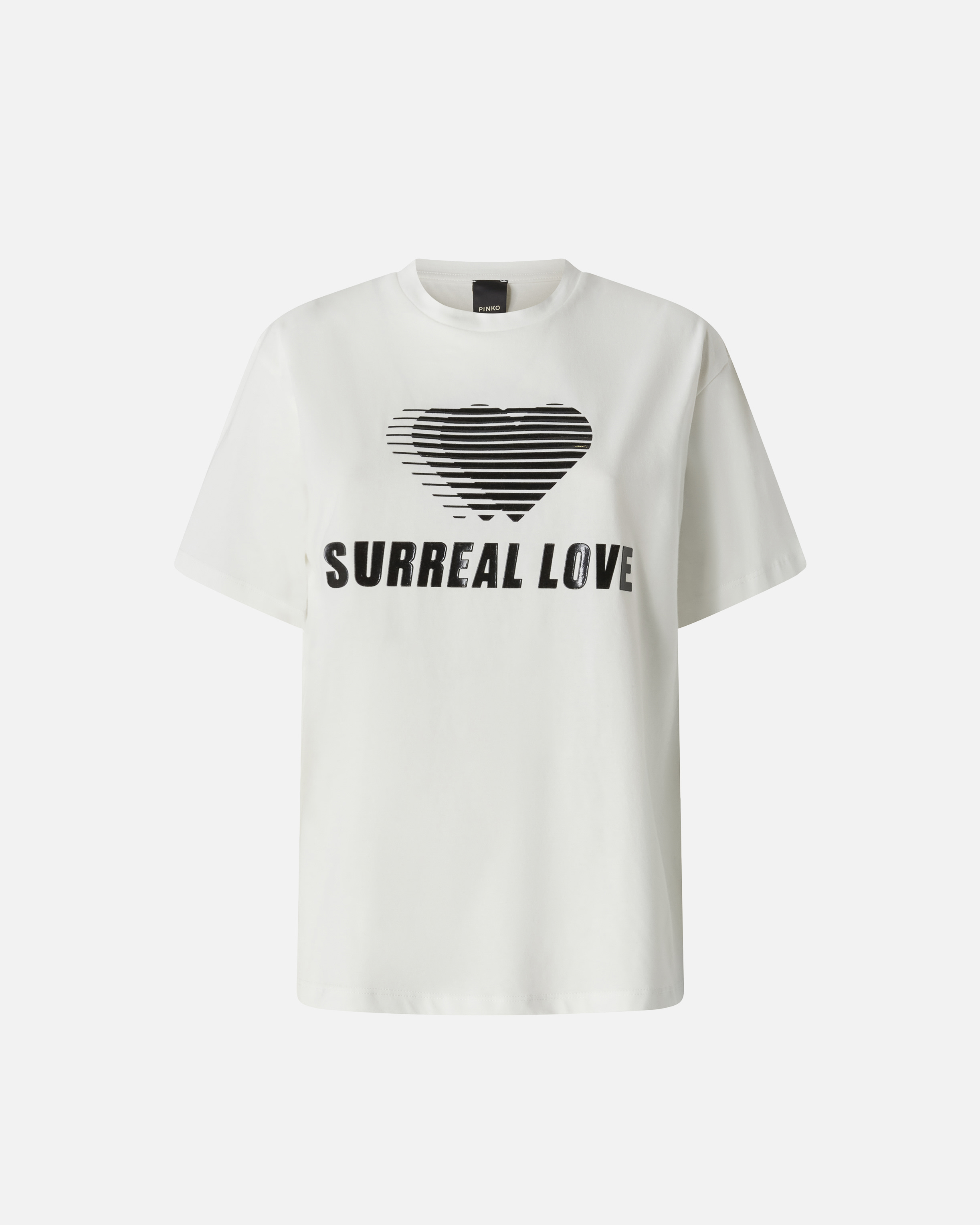 T-shirt with print PINKO White