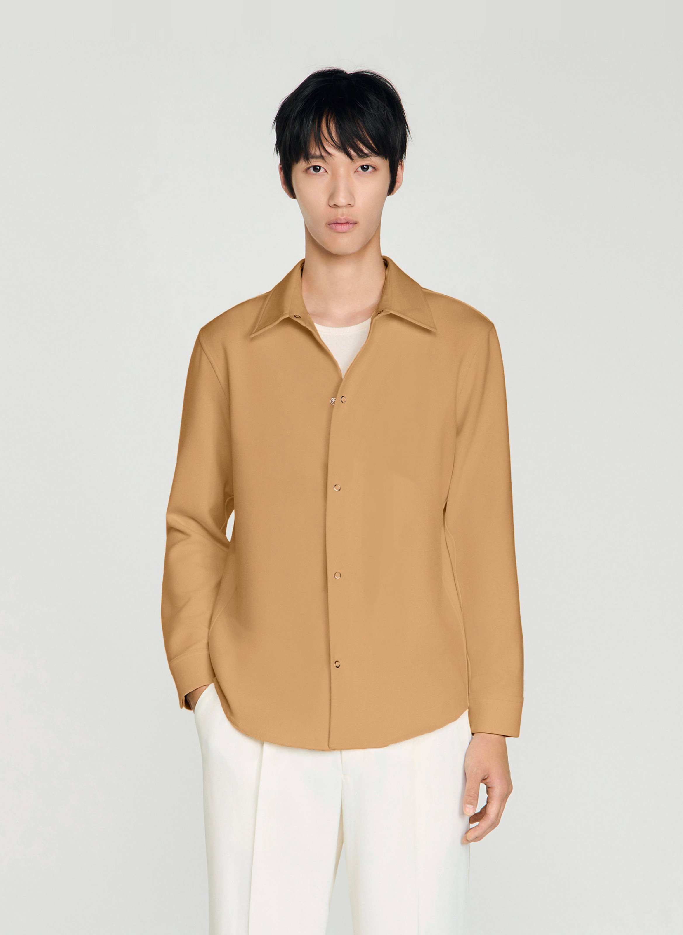 Chemise droite à col classique SANDRO