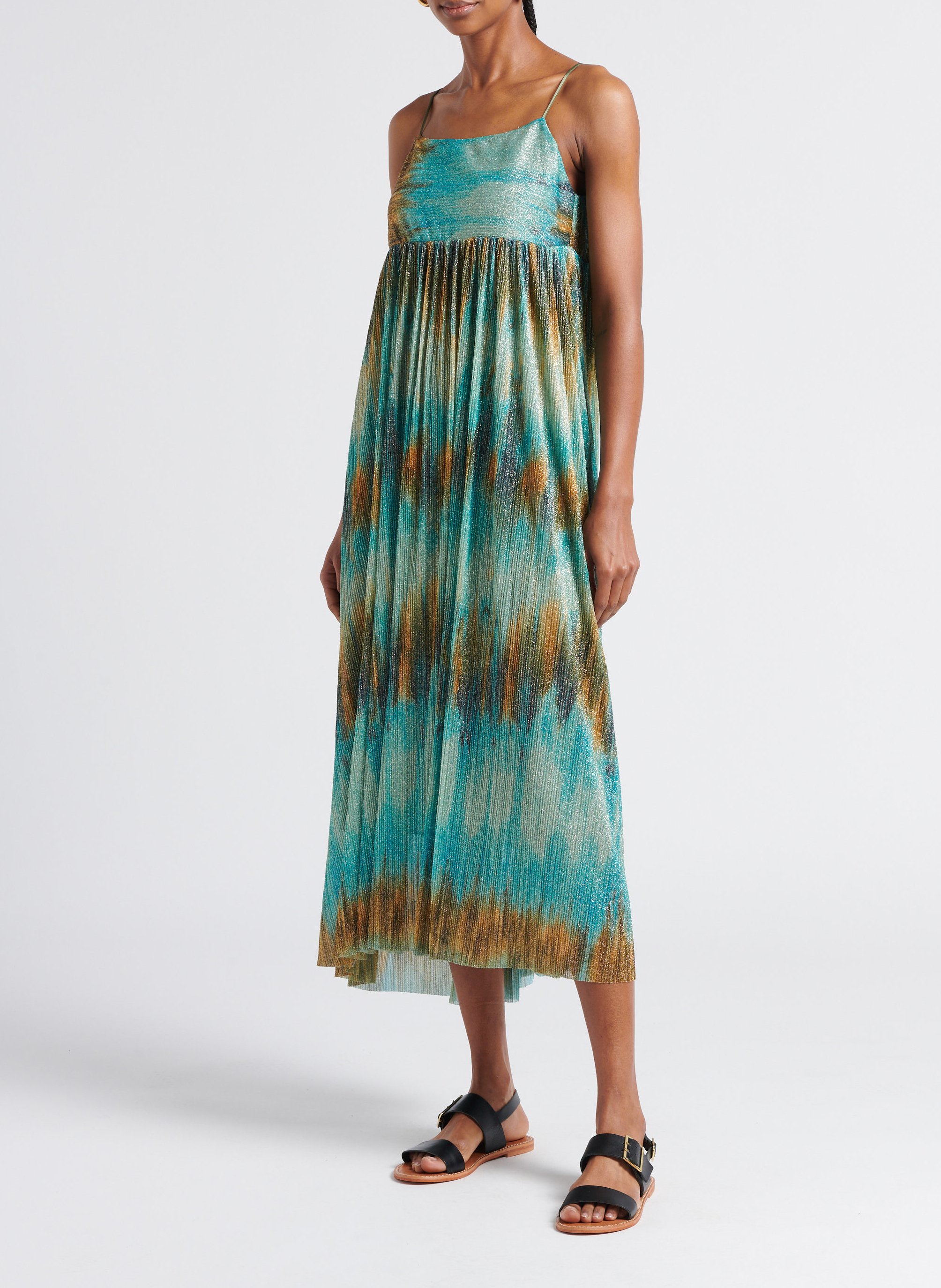 Robe longue à bretelles fines  IMPERIAL Bleu