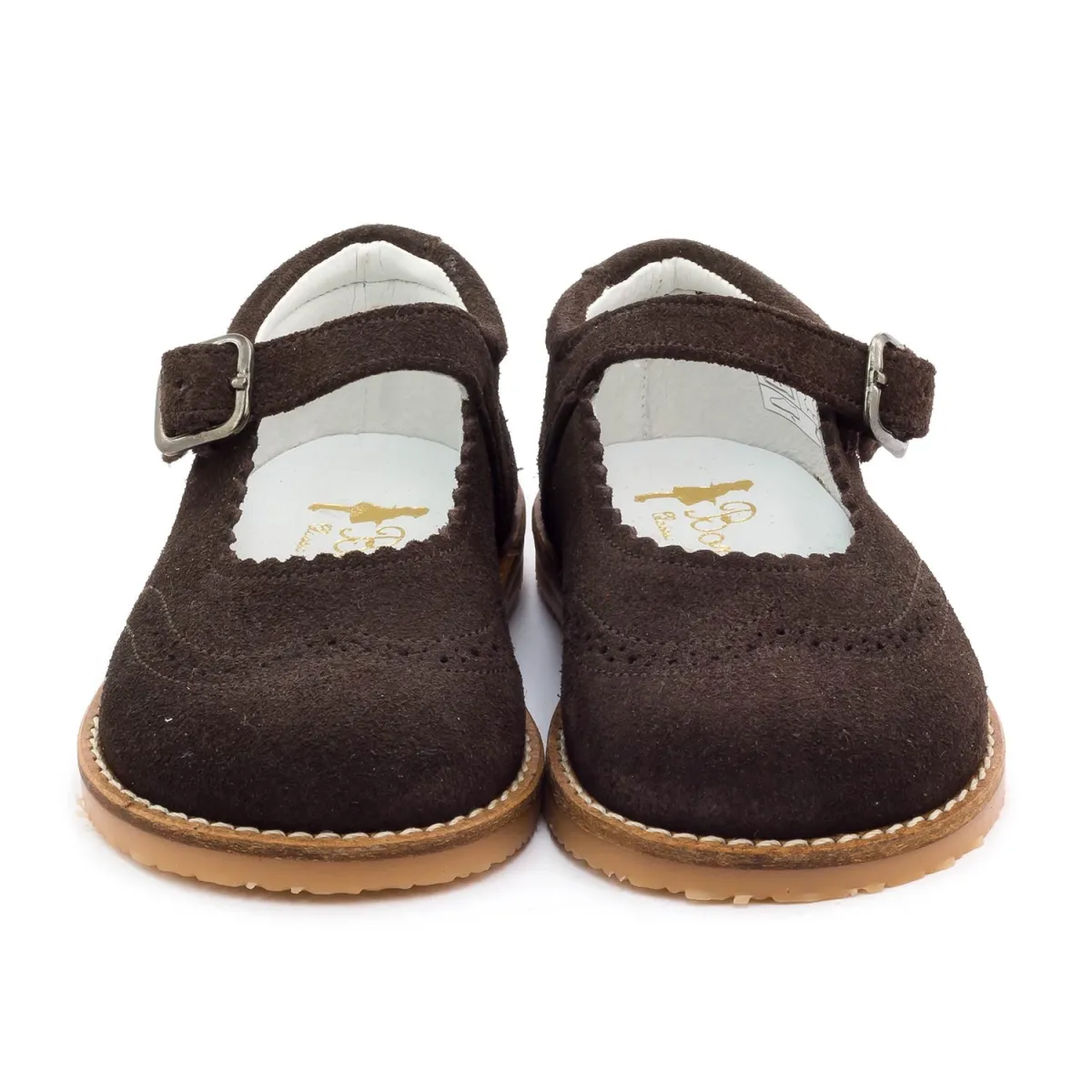 Chaussure premier pas fille Boni & Sidonie Marron