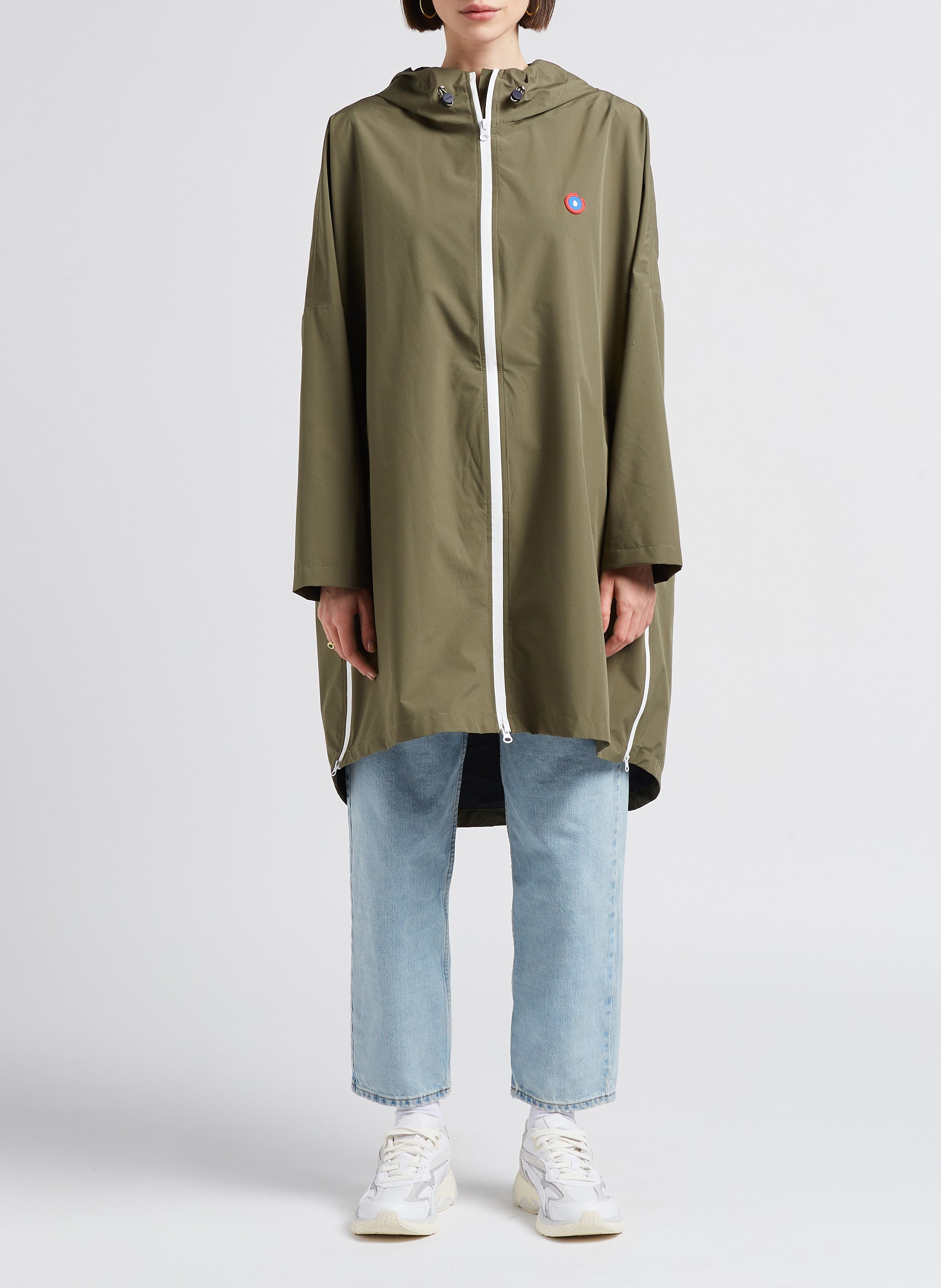 Imperméable ample à capuche  FLOTTE Vert