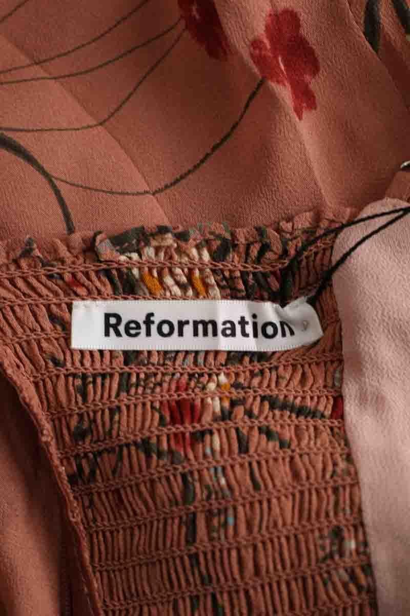 Dress REFORMATION - Seconde Main Brown