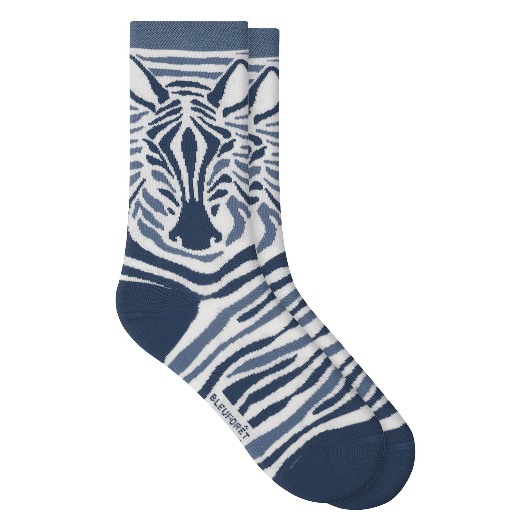 Sokken met print - katoenblend BLEUFORET Blauw