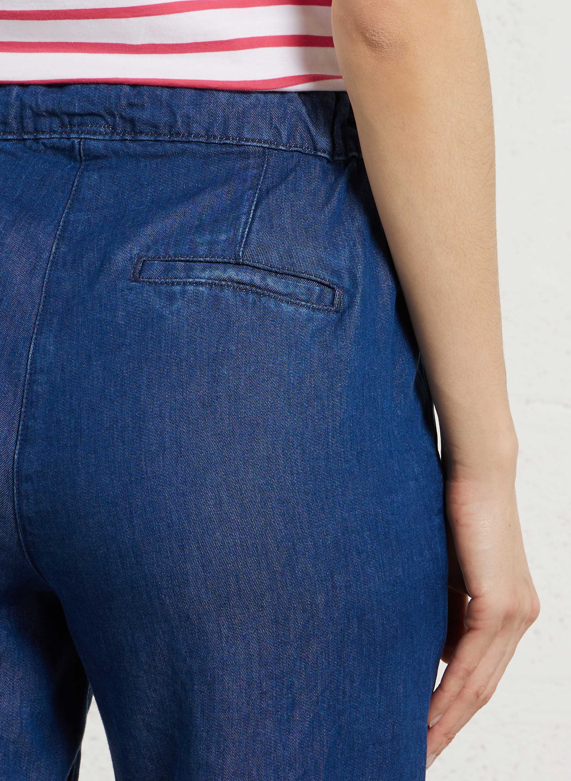 Elastische Denim-Bermudas ARMOR LUX Blau