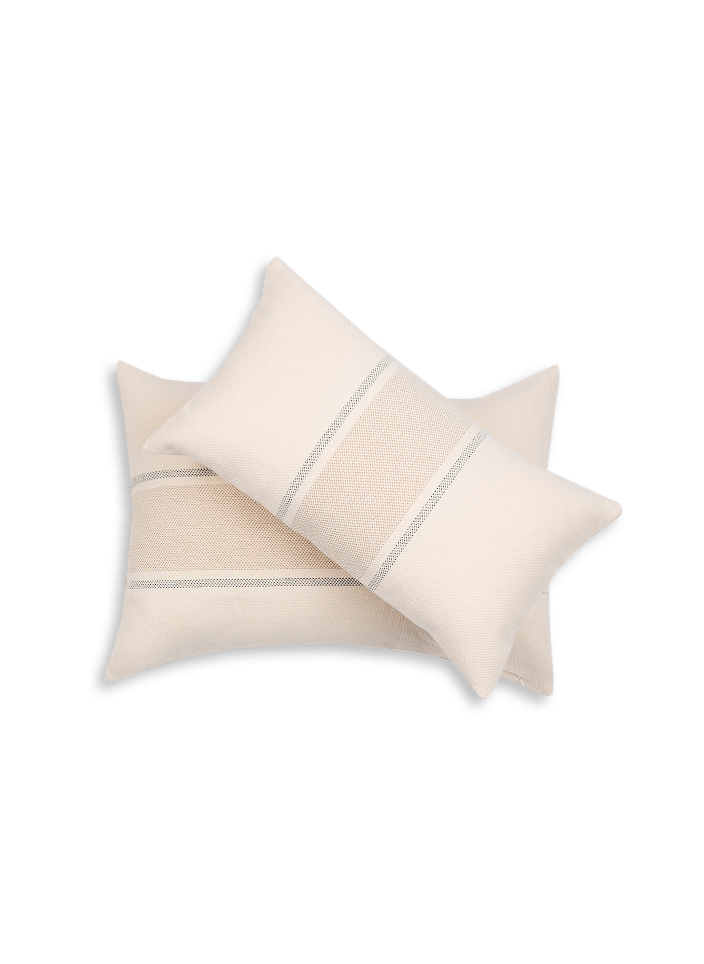 Cotton cushion cover AU PRINTEMPS PARIS MAISON Beige