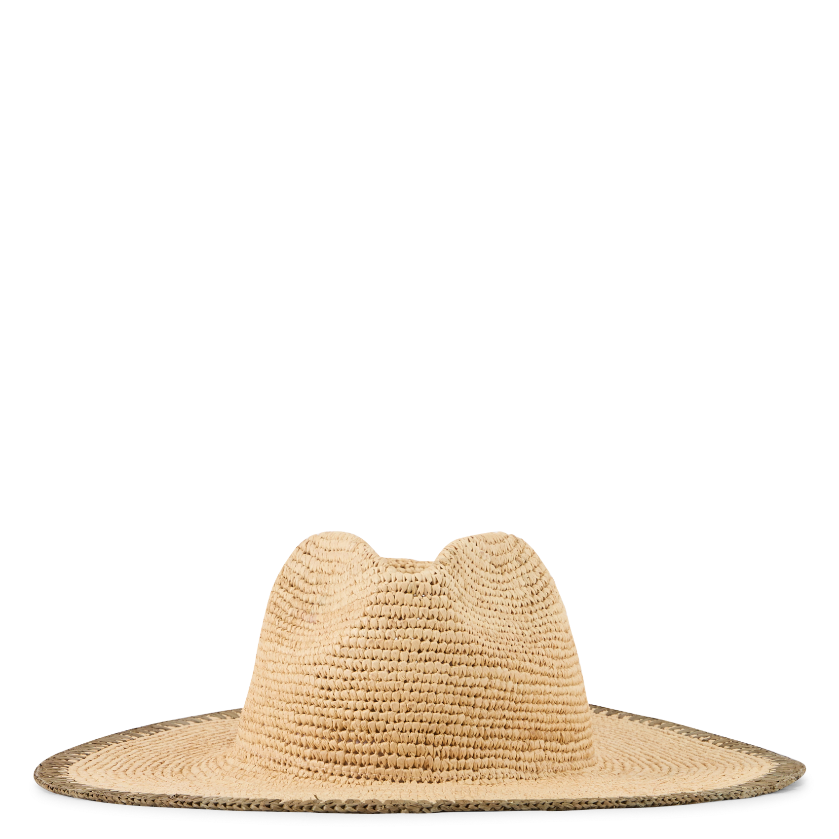 Chapeau tissé en raphia  CAMALYA Beige