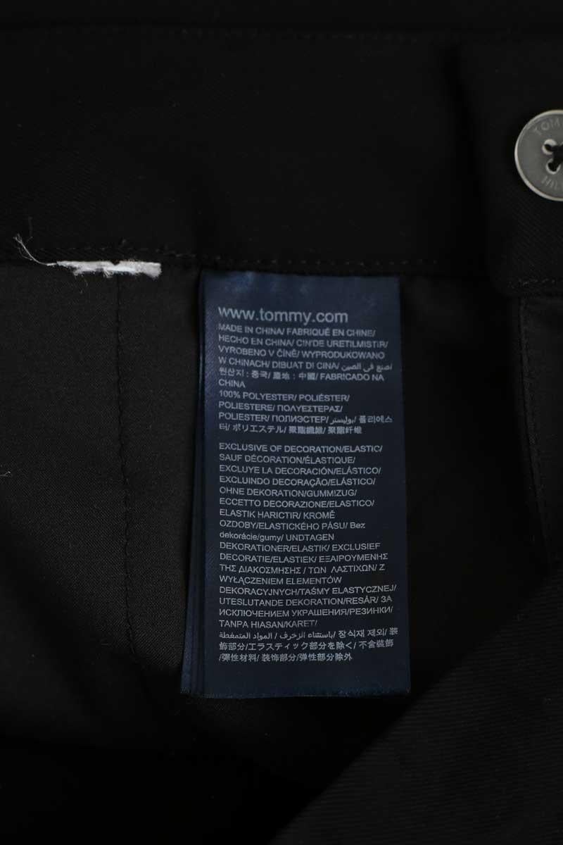 Chino trousers TOMMY HILFIGER - SECONDE MAIN Black