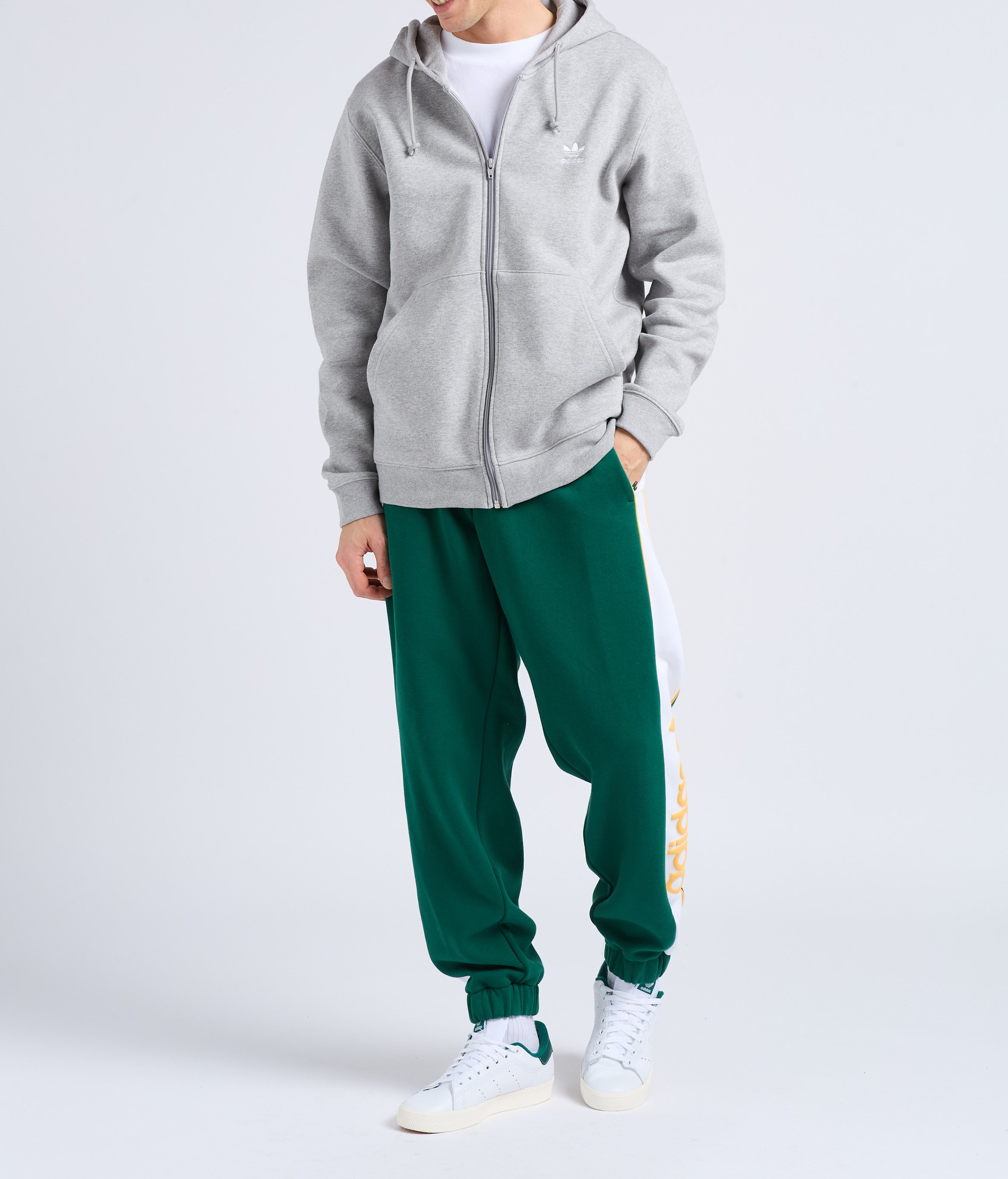 Straight-leg track pants ADIDAS Green