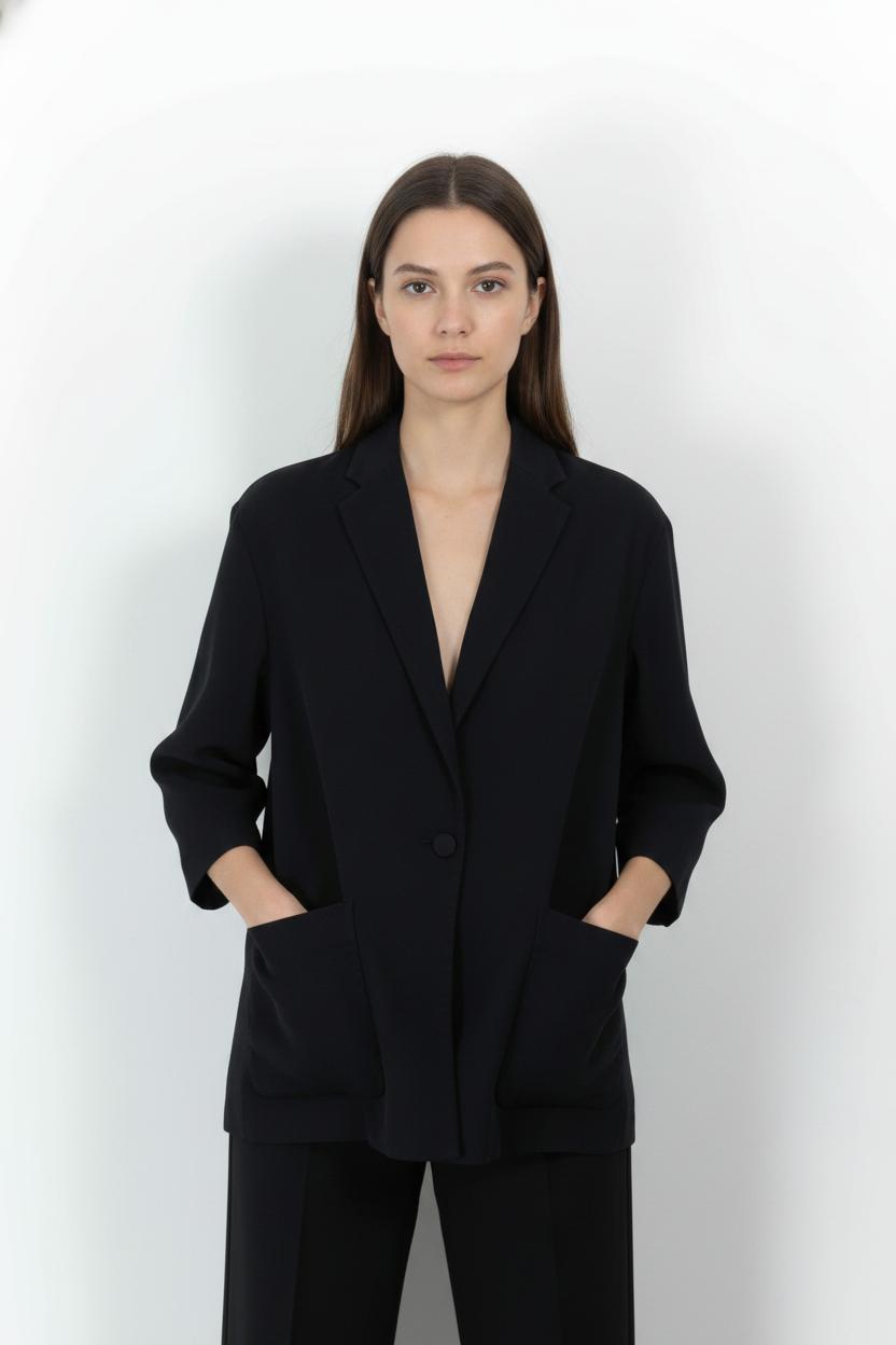Veste TARA JARMON - Seconde Main Noir