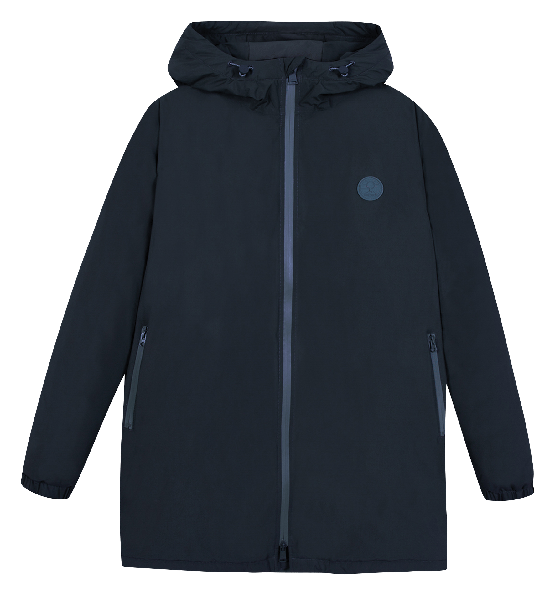 Parka droite imperméable à capuche FAGUO Blu