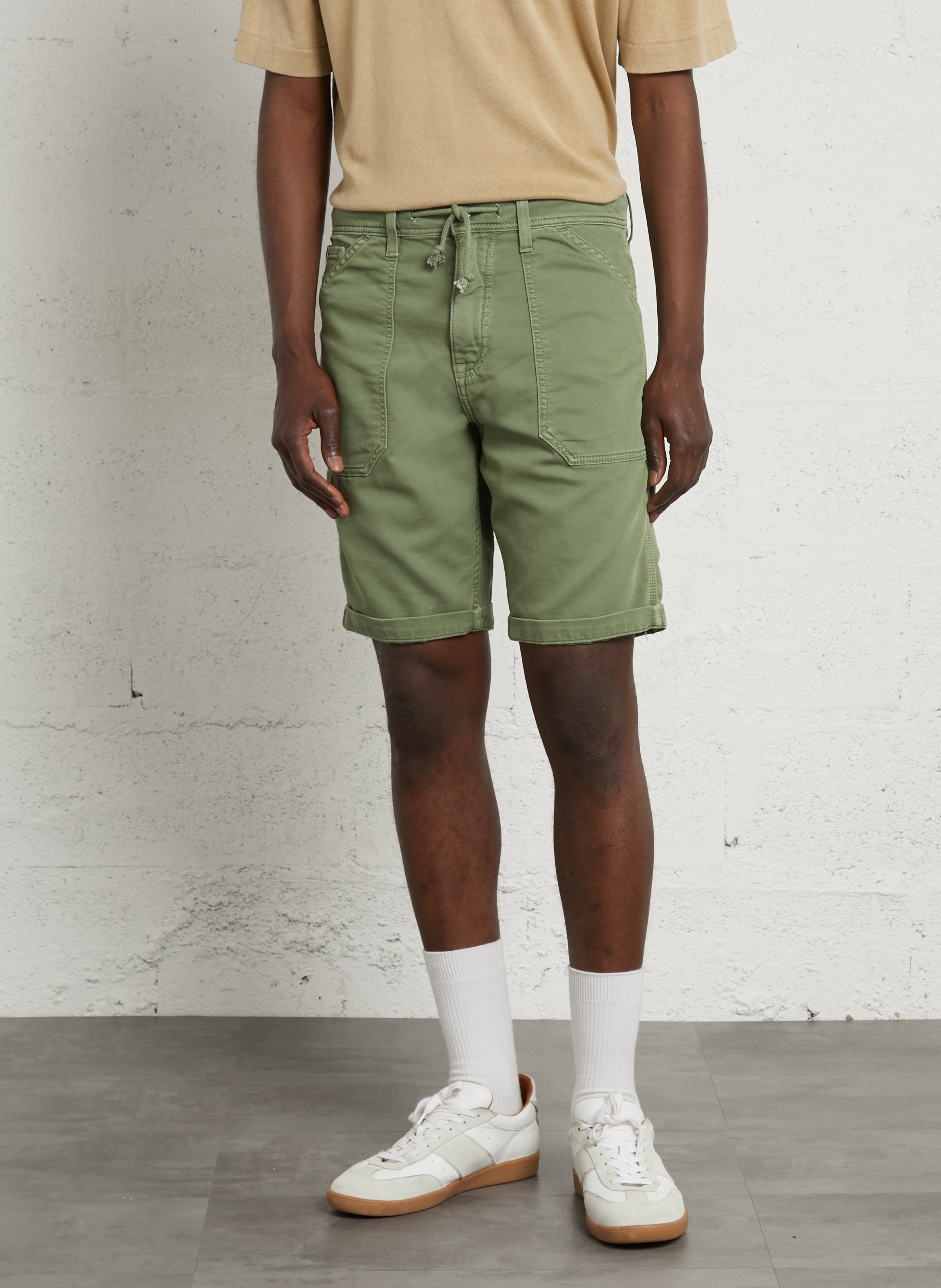 Short chino droit en coton mélangé HACKETT